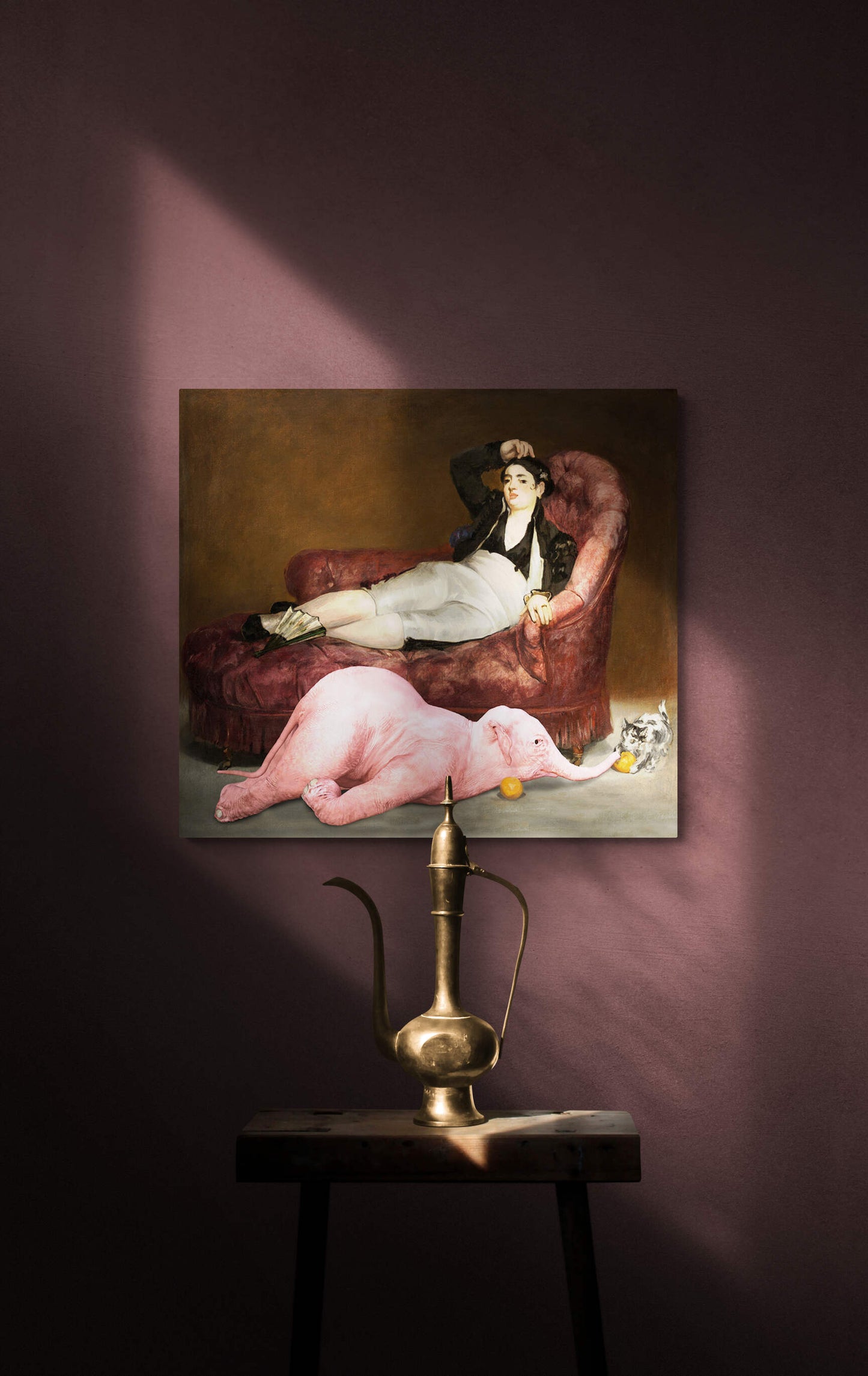 Dream On//Reclining Young Woman in Spanish Costume XL-Museum Sized Print
