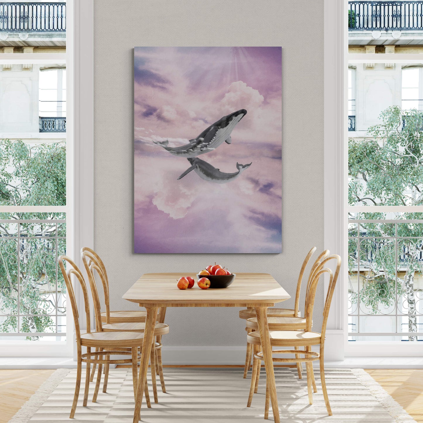 Flying Whale XL-Museum Sized Print