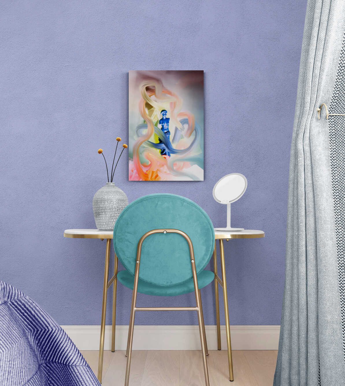 Venus with swinging lines