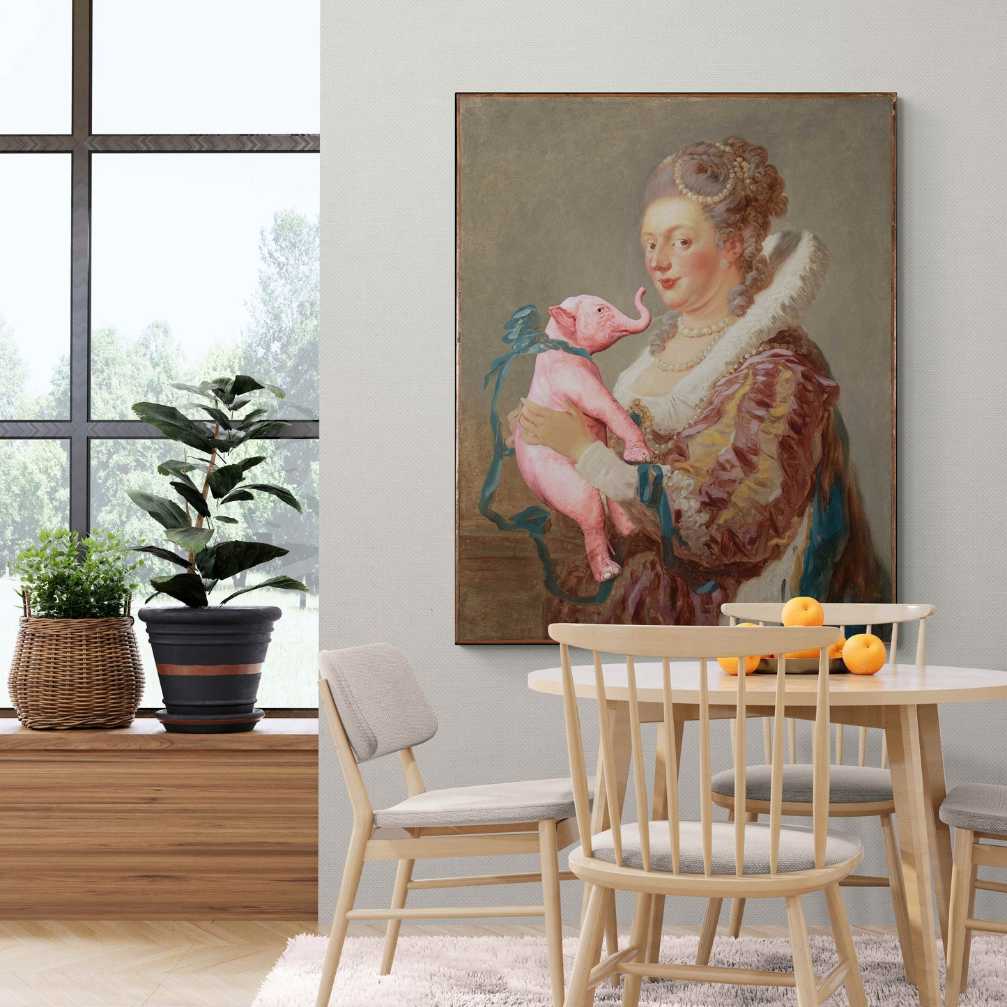 Dream On // Woman with Strange Pet XL-Museum Sized Print