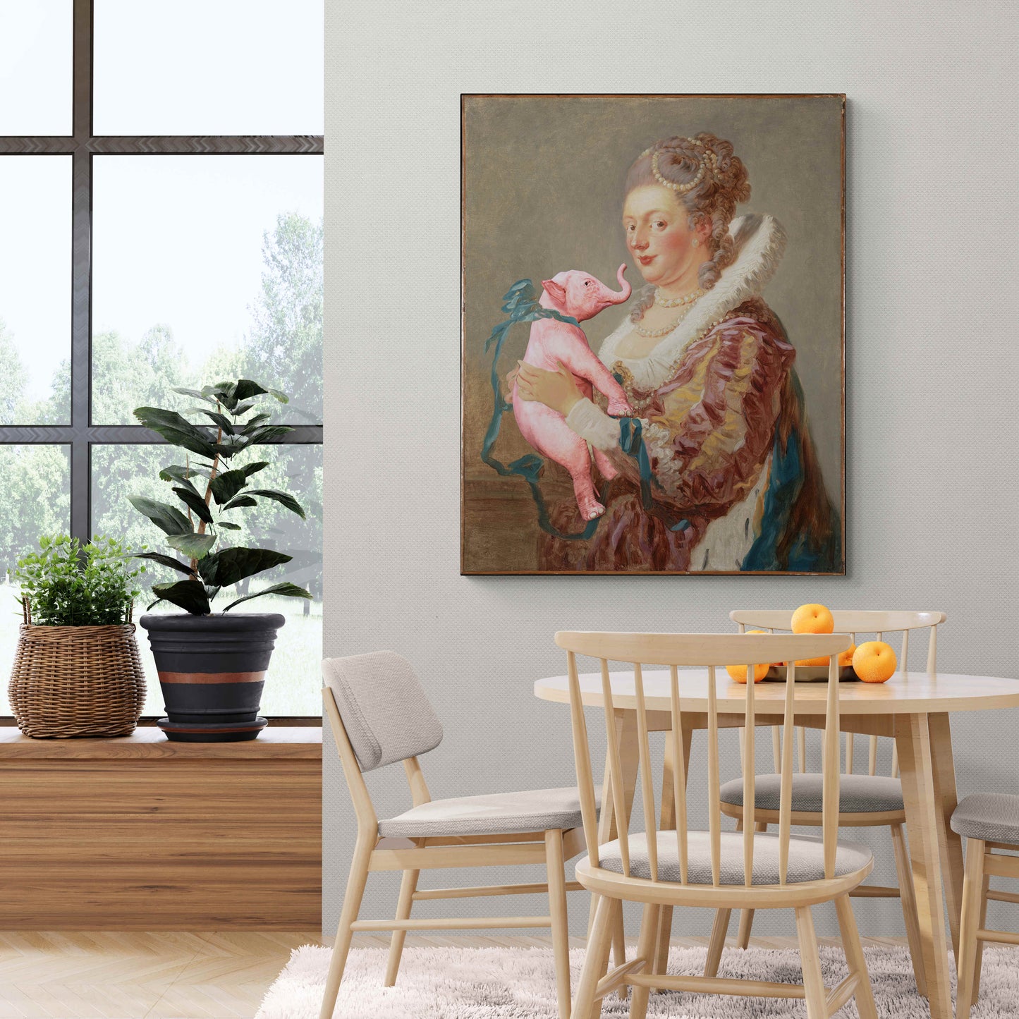 Dream On // Woman with Strange Pet XL-Museum Sized Print