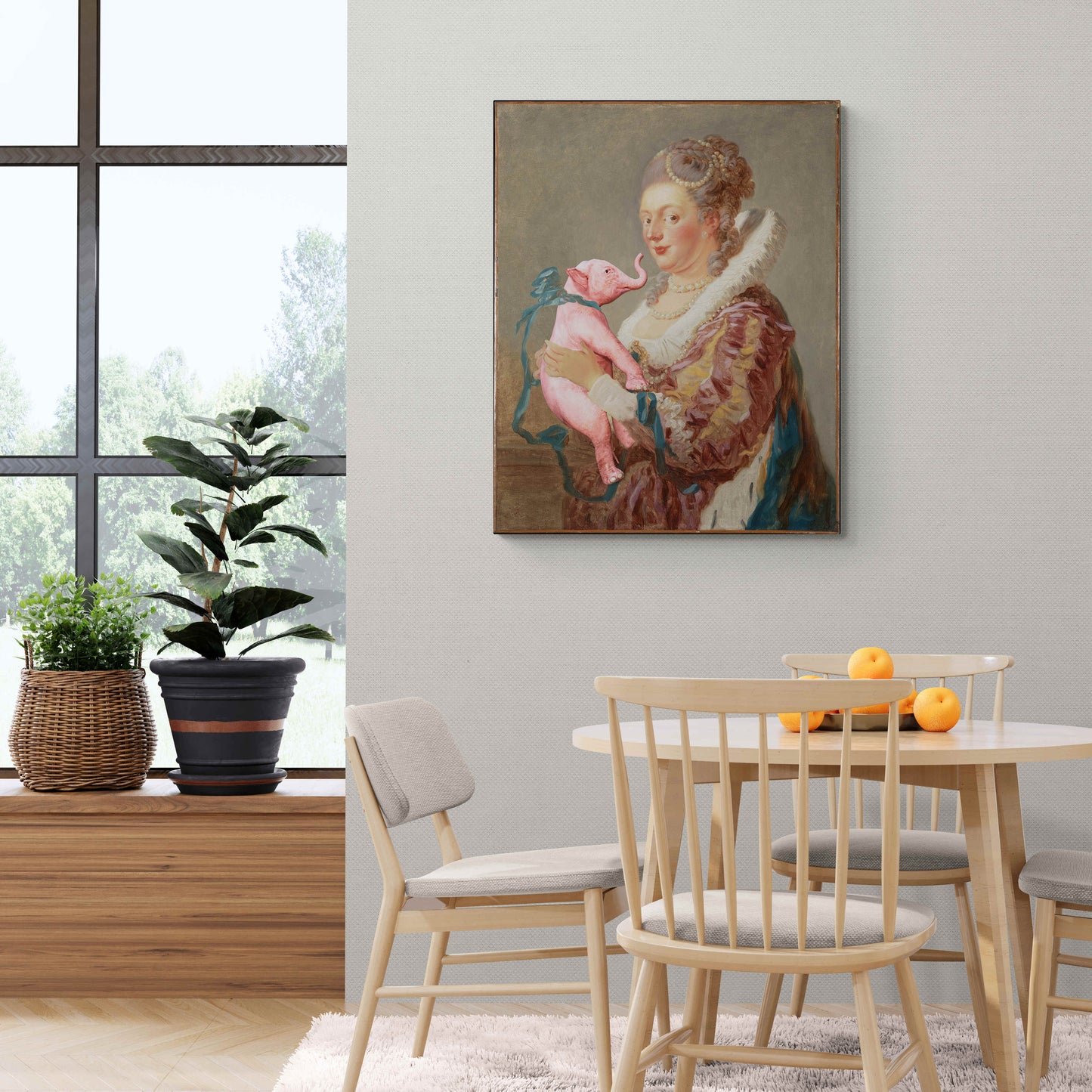 Dream On // Woman with Strange Pet XL-Museum Sized Print