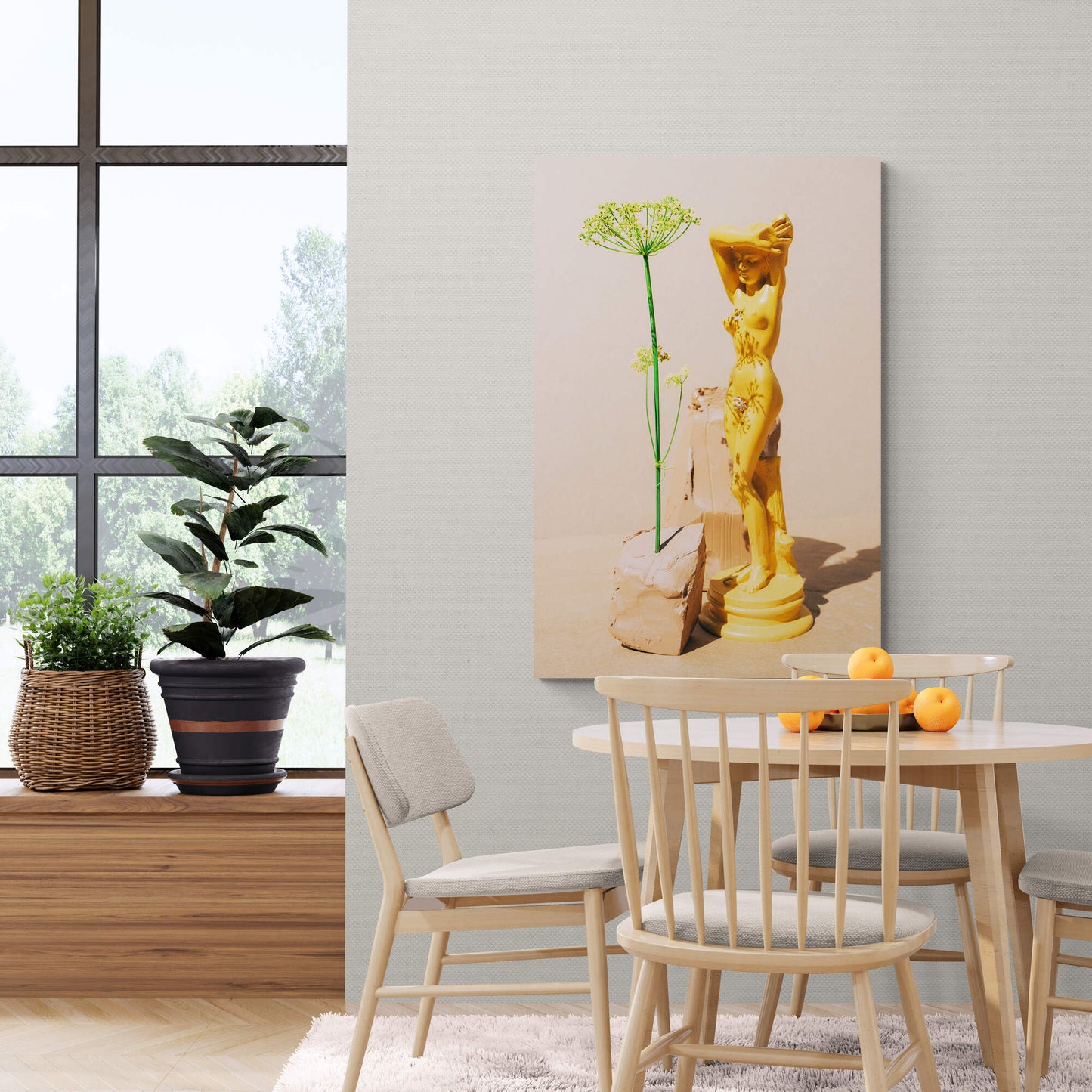 Ochre Venus with Fur XL-Museum Sized Print