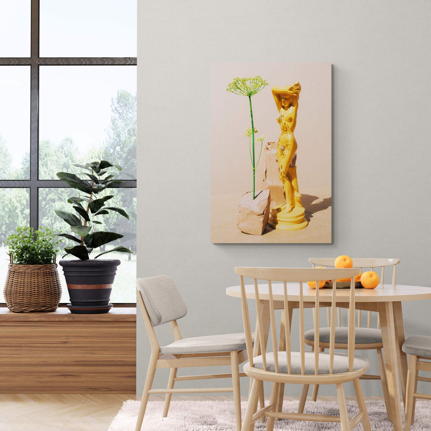 Ochre Venus with Fur XL-Museum Sized Print