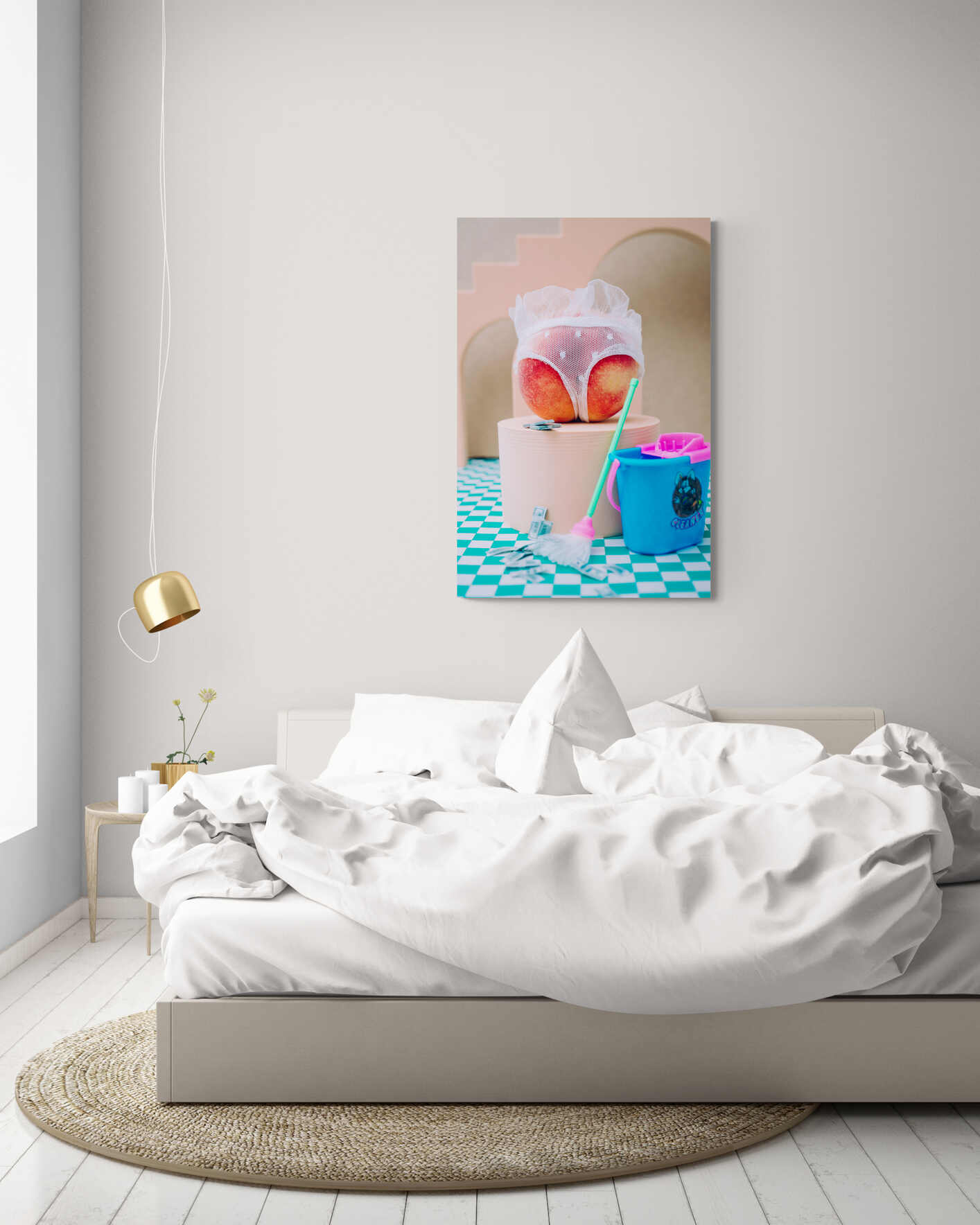 Peachbum// White II XL-Museum Sized Print