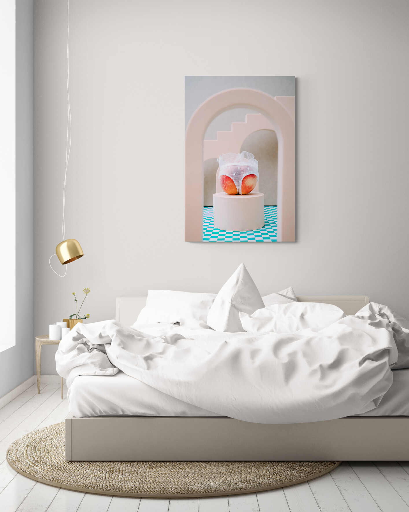 Peachbum // White III XL-Museum Sized Print