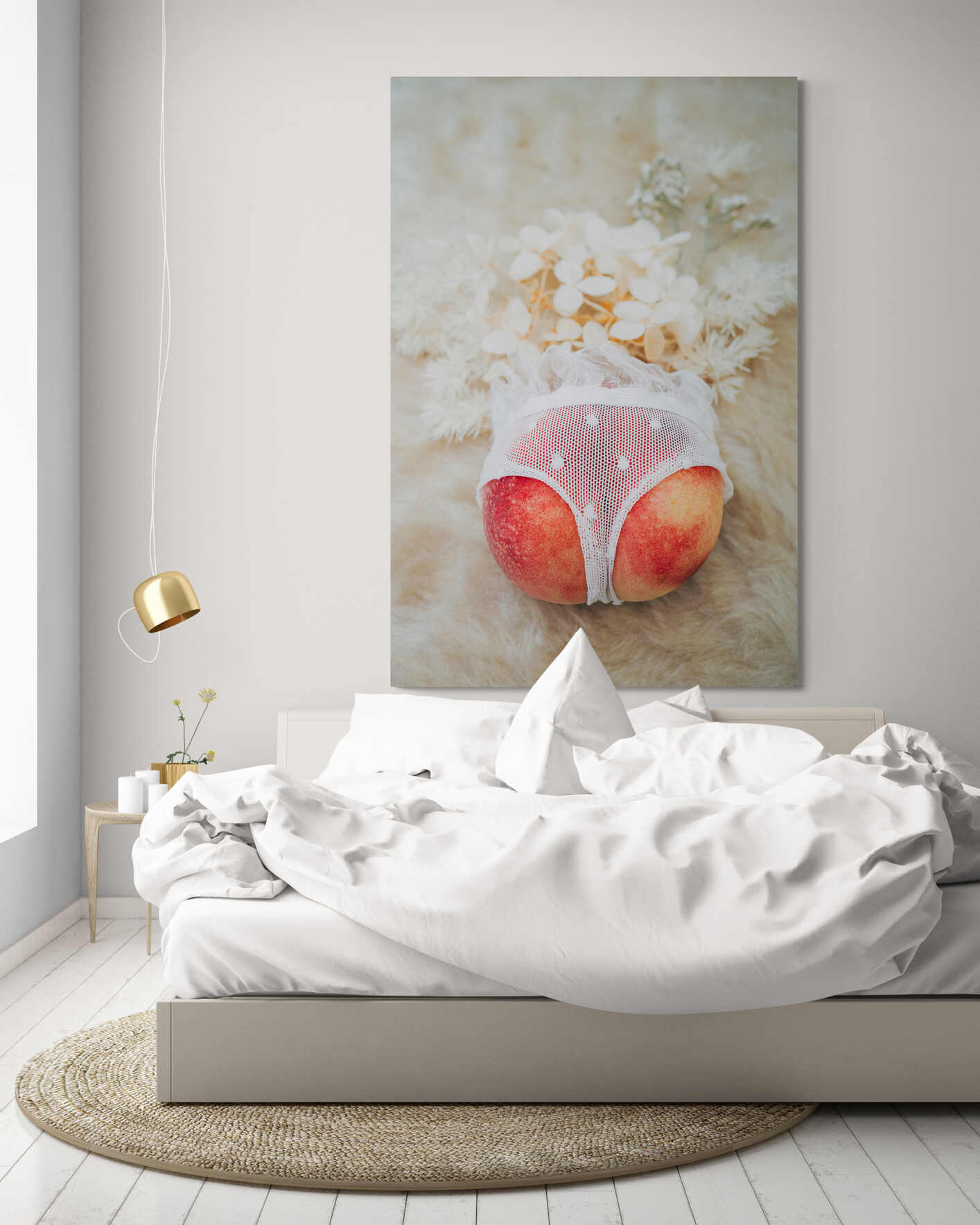 Peachbum // White XL-Museum Sized Print
