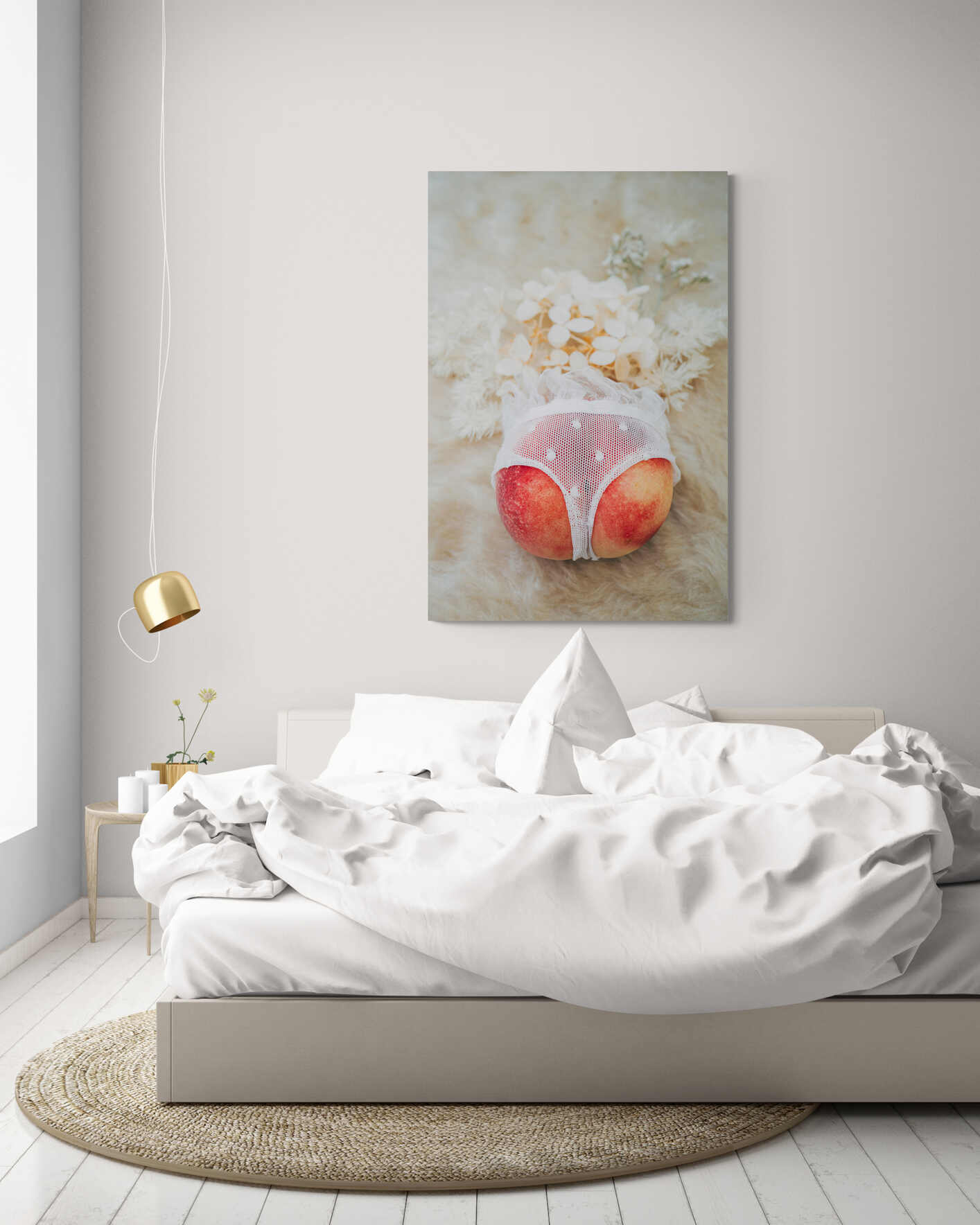 Peachbum // White XL-Museum Sized Print