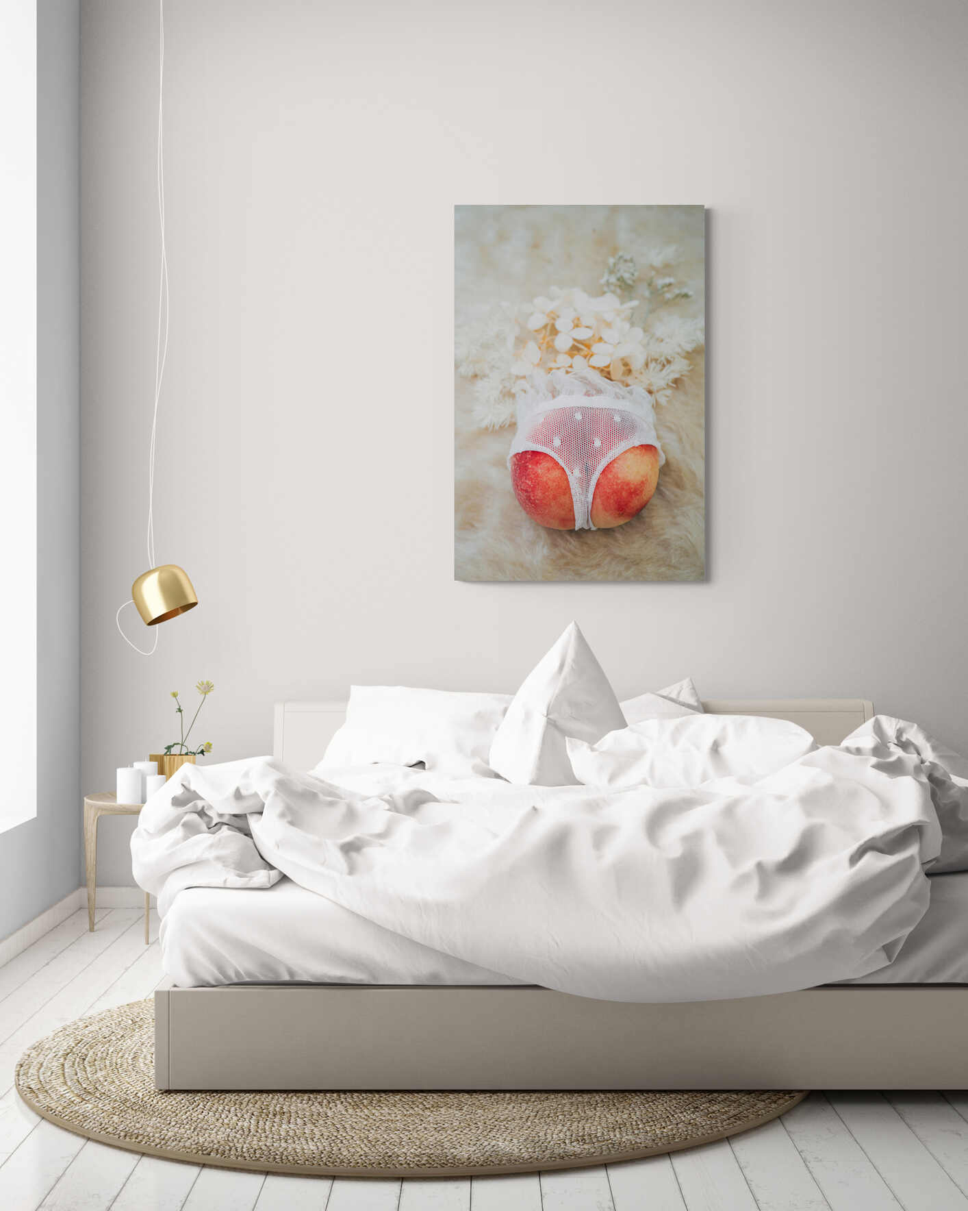 Peachbum // White XL-Museum Sized Print