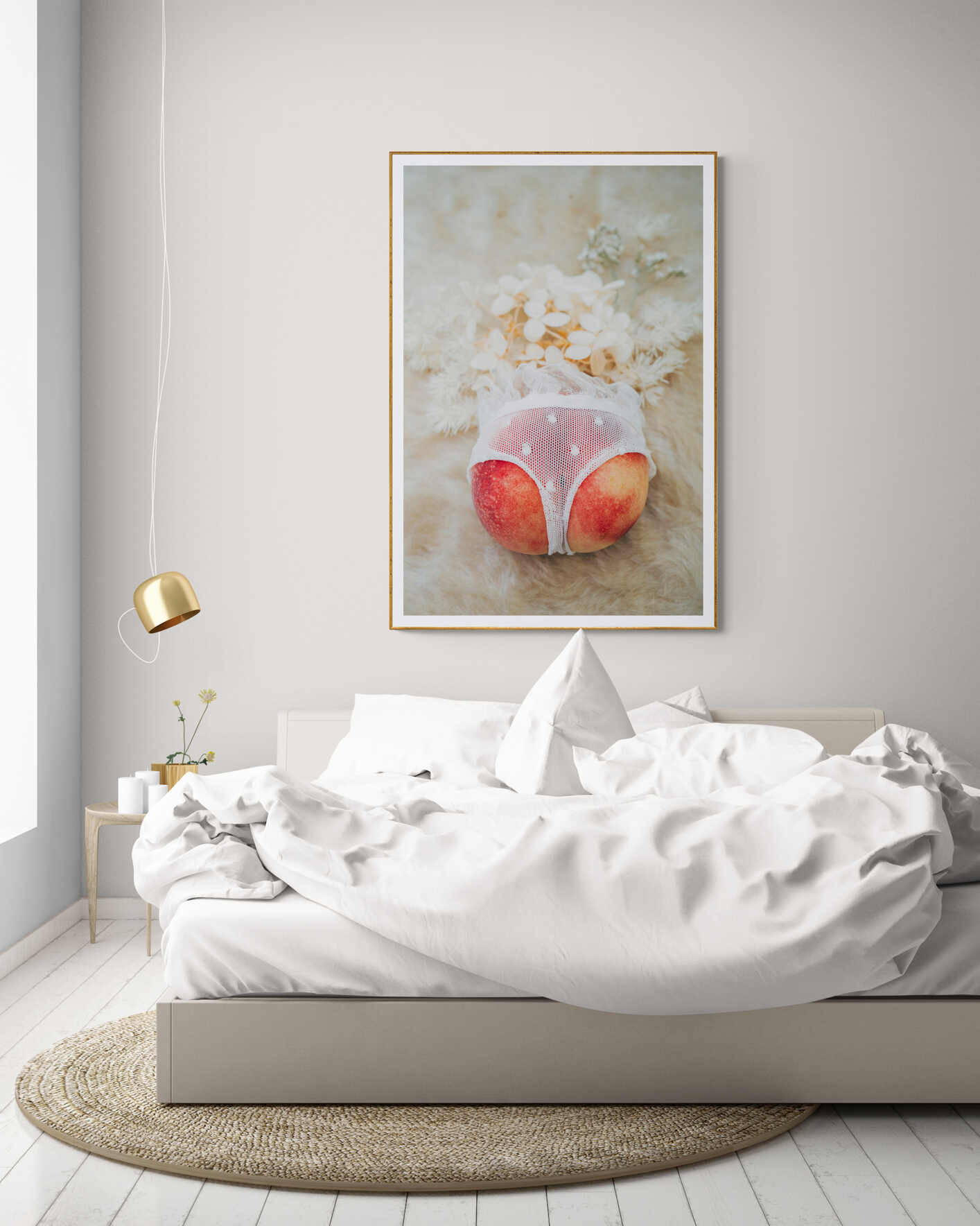 Peachbum // White XL-Museum Sized Print