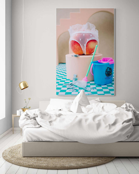 Peachbum// White II XL-Museum Sized Print