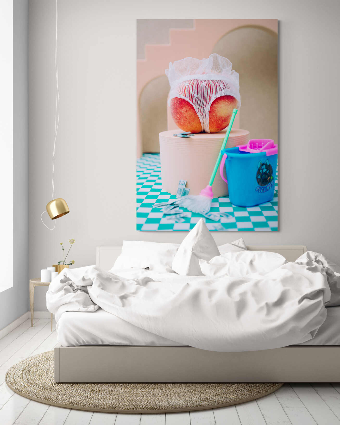 Peachbum// White II XL-Museum Sized Print