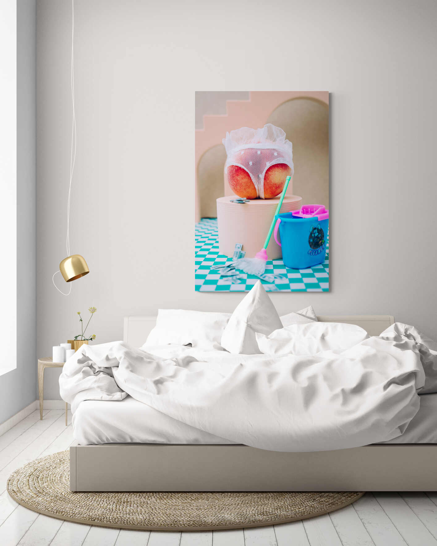 Peachbum// White II XL-Museum Sized Print
