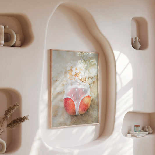 Peachbum // White XL-Museum Sized Print