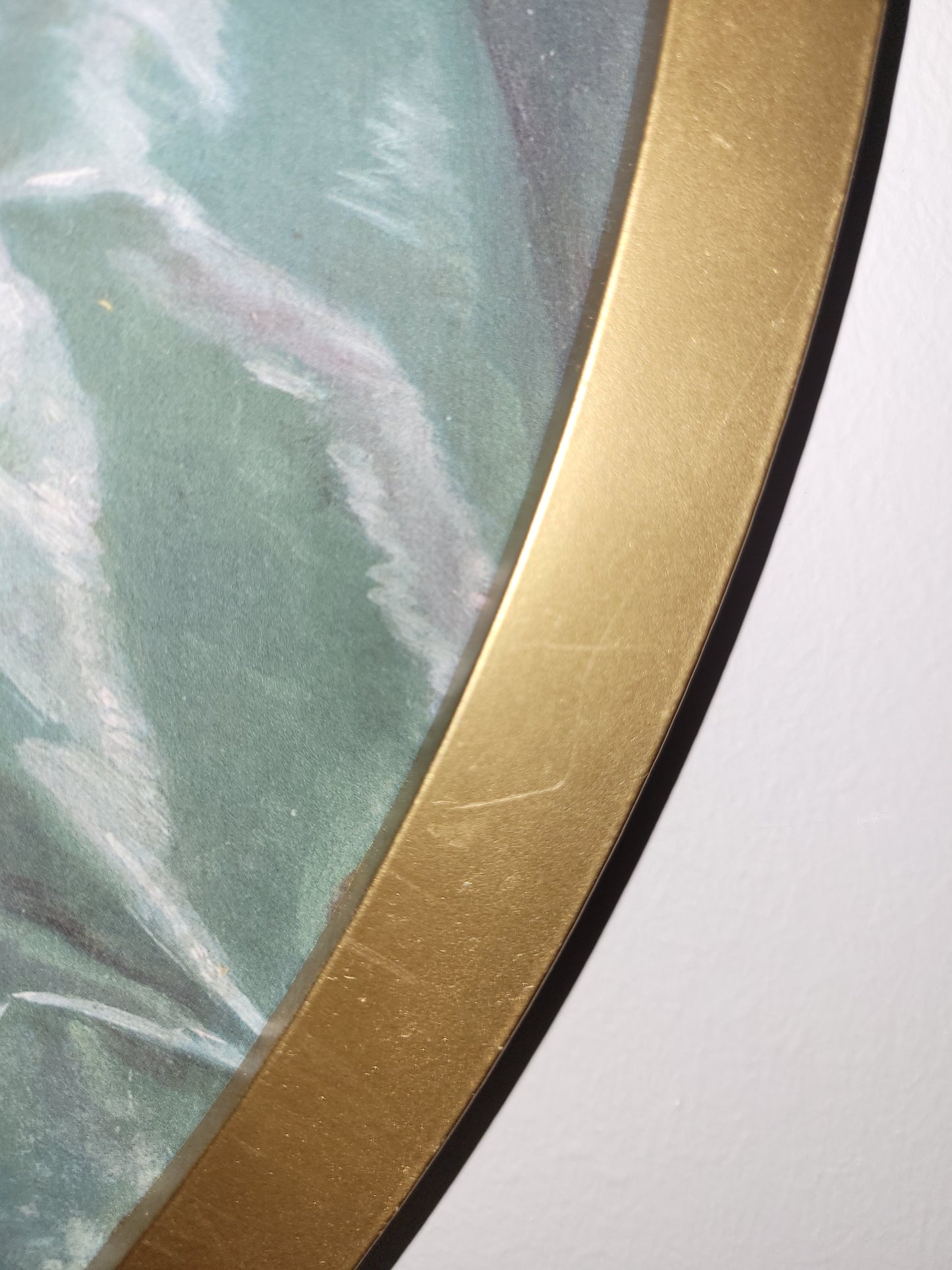 Dream On // Toilette of Venus – Round Glitter Edition | Limited Edition Hand-Embellished Art Print with Frame