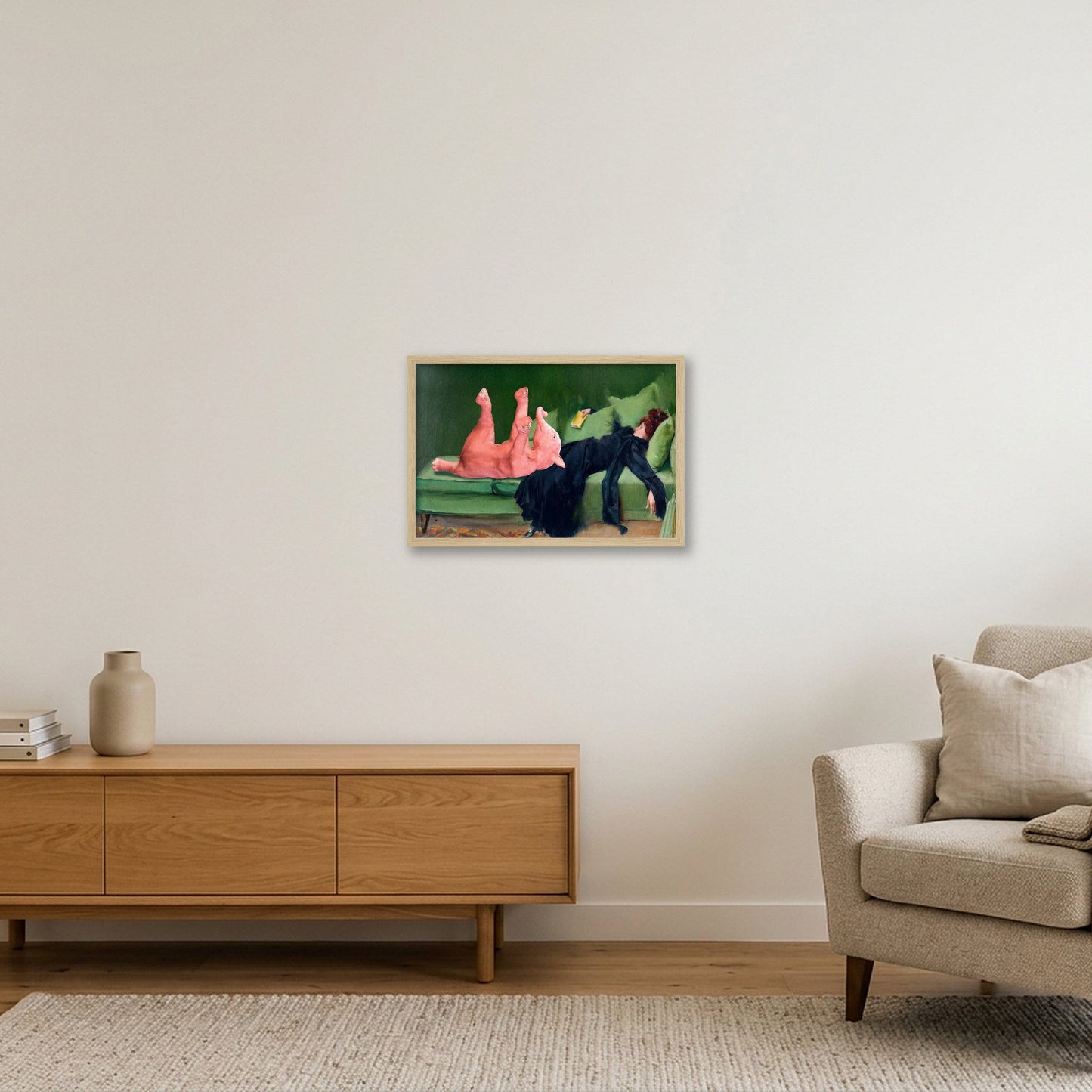 Dream On // After The Party — 45×30cm, 18×12" Oak Frame