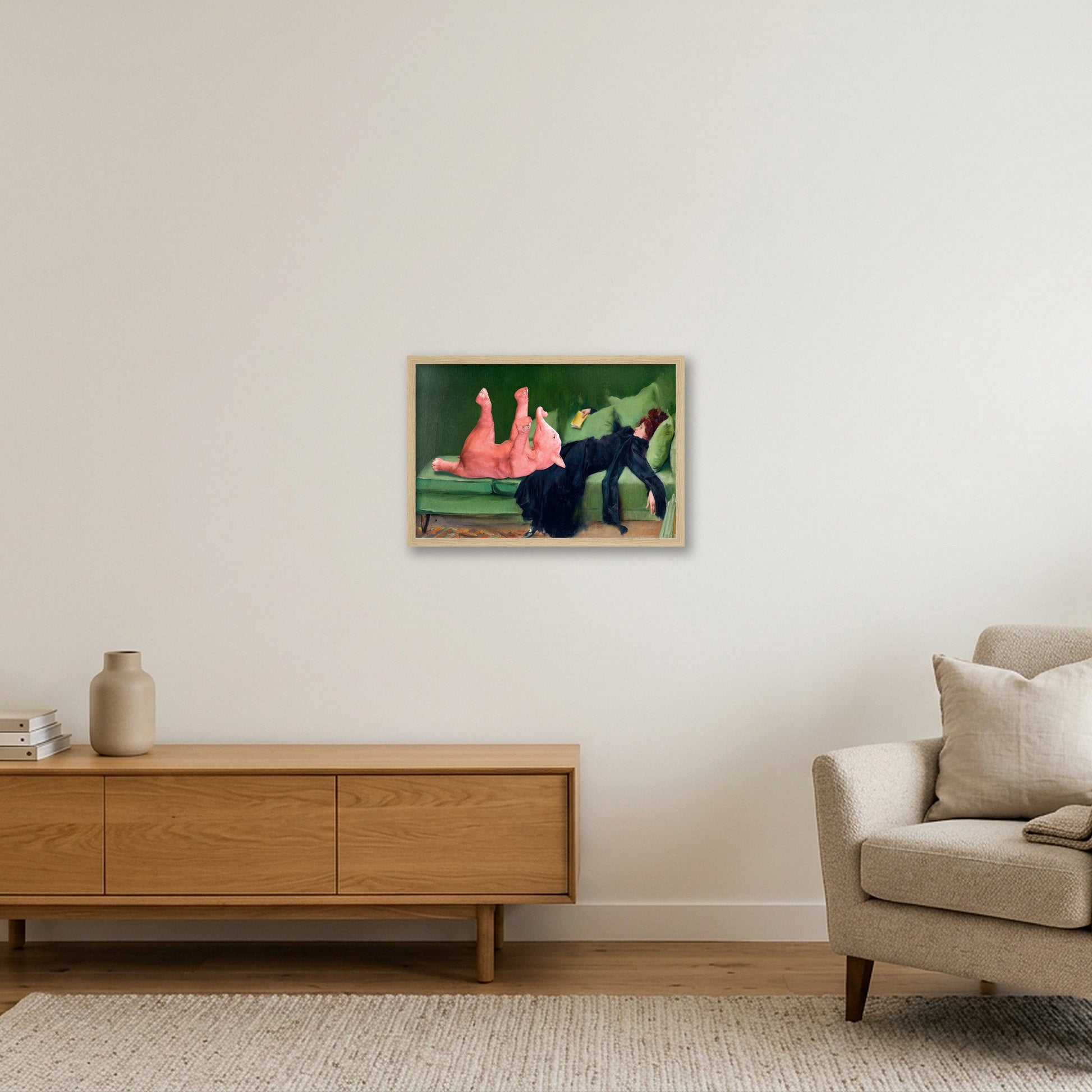 Dream On // After The Party — 45×30cm, 18×12" Oak Frame
