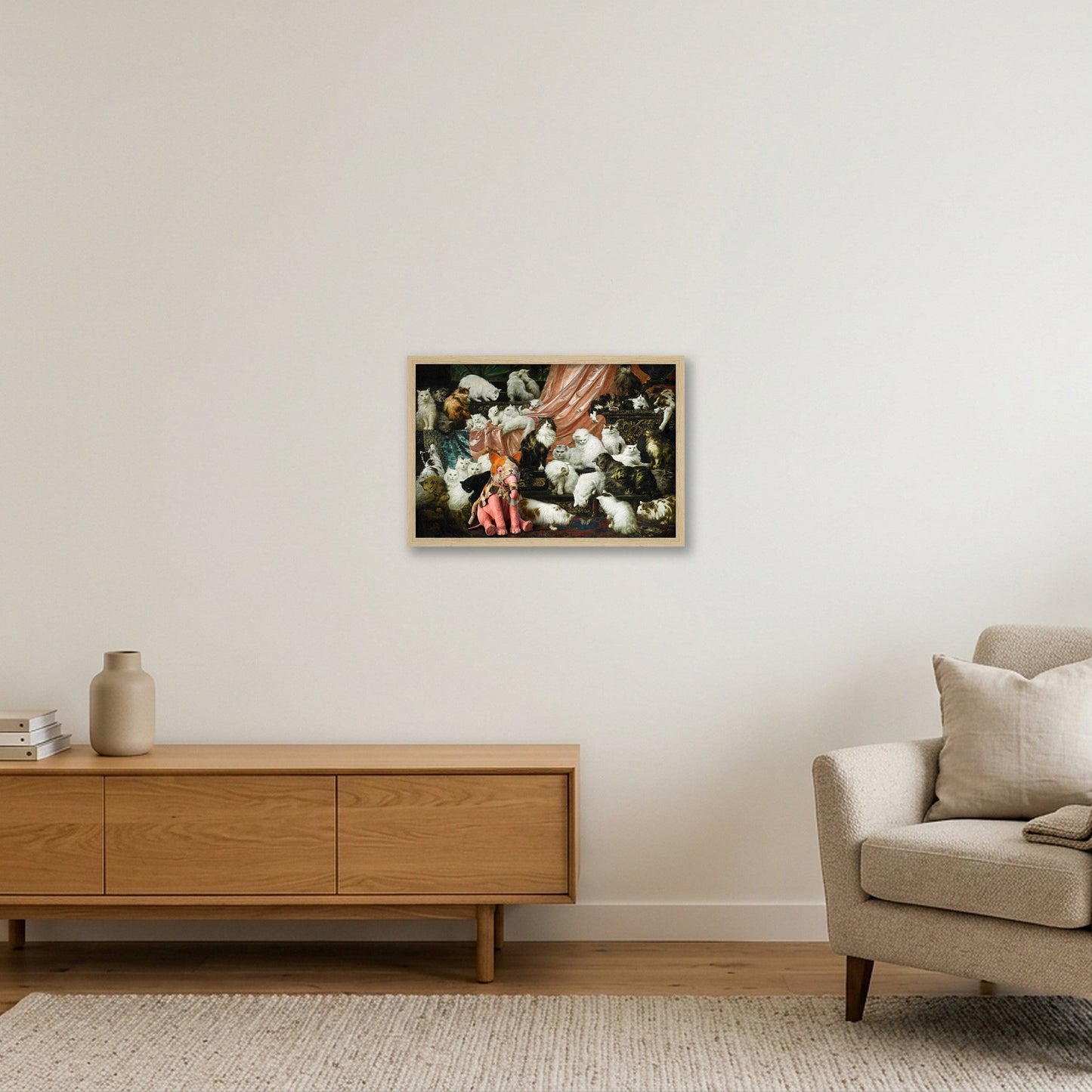 Dream On // My_Wife's_Lovers — 45×30cm, 18×12" Oak Frame