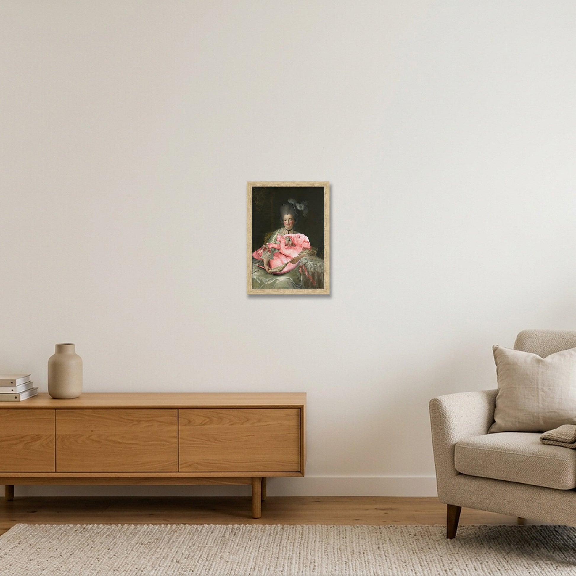 Dream On // Marie — A4 (21×30cm, 8×12") Oak Frame