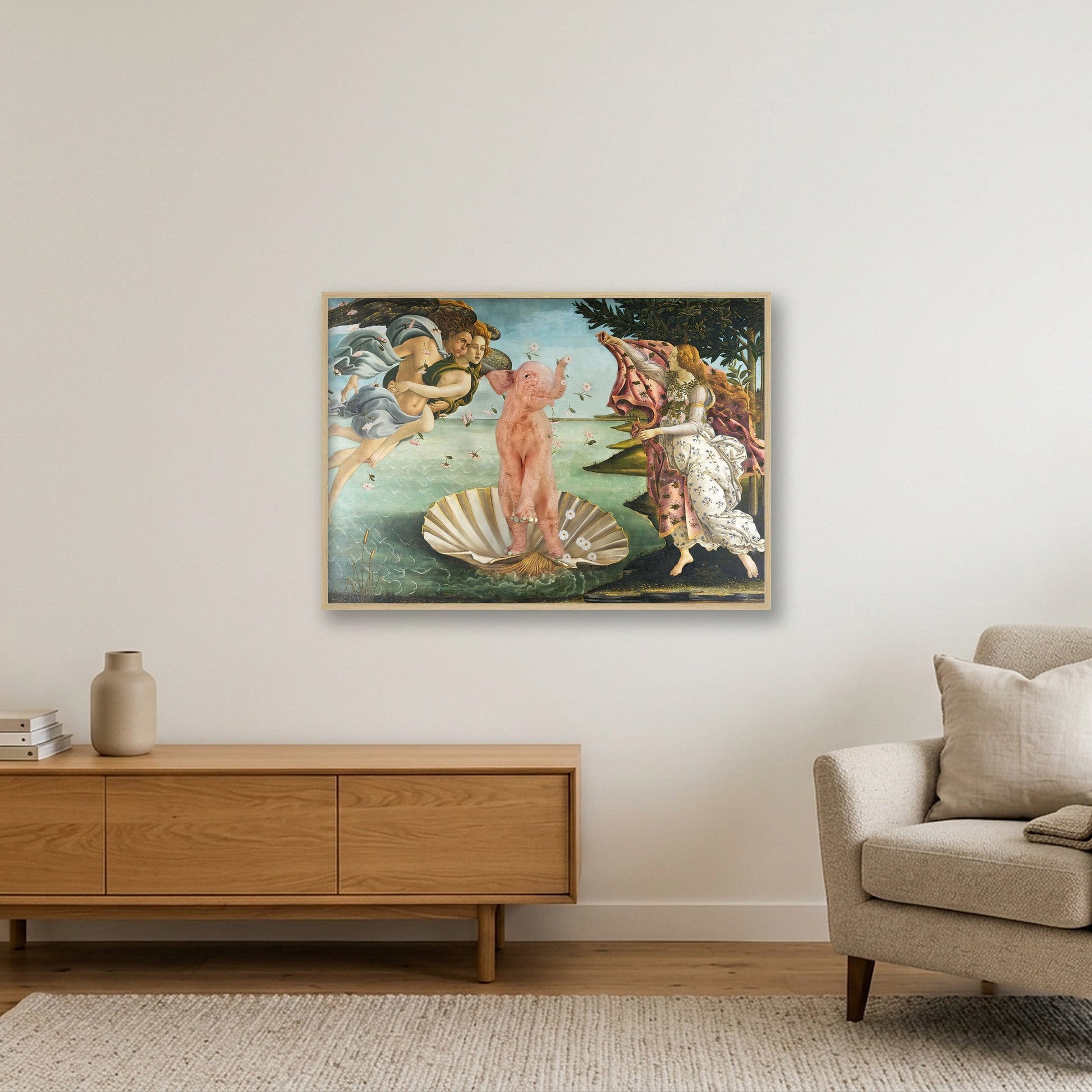 Dream On // Venus — 100×70cm, 39×28" Oak Frame