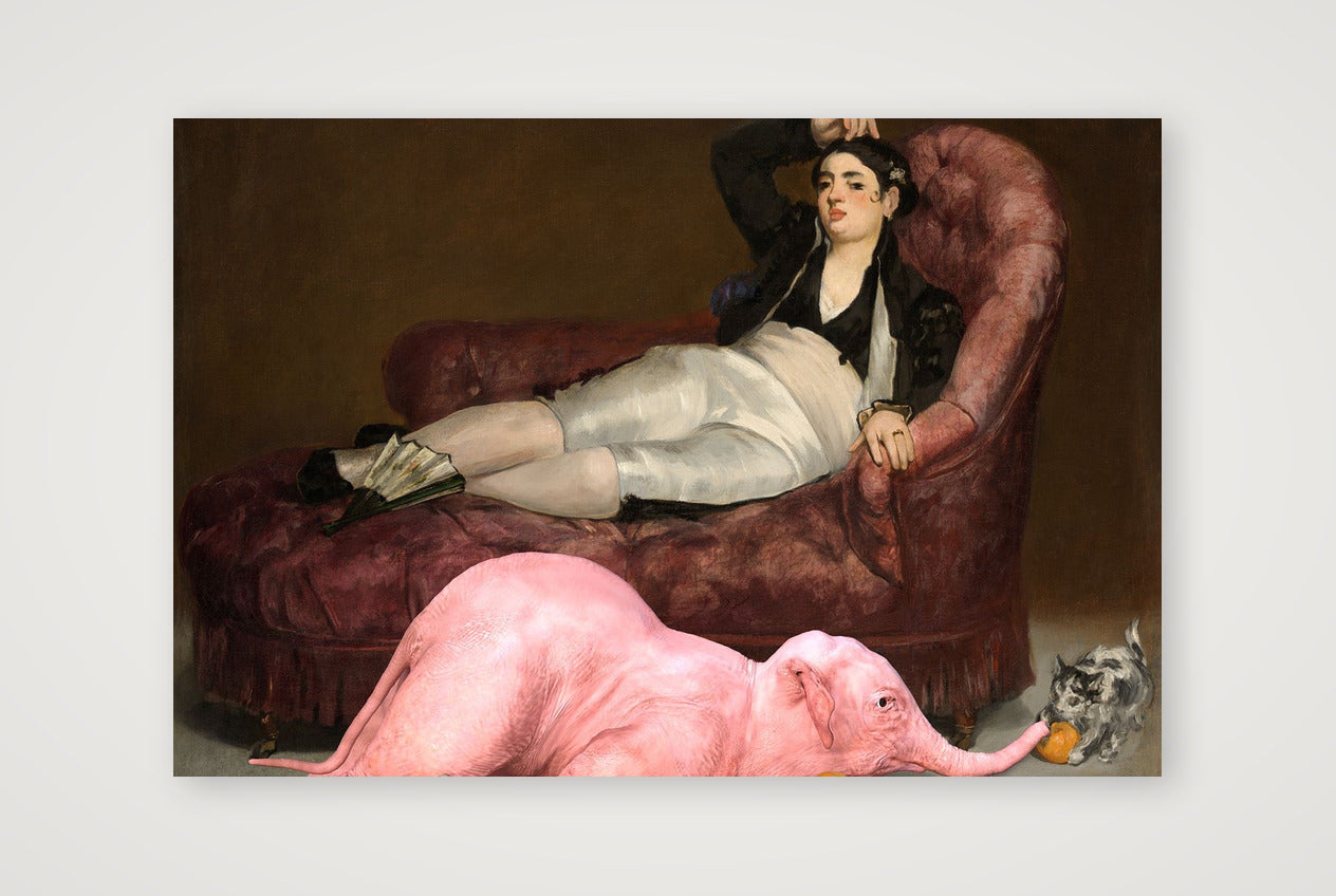 Dream On // Reclining Young Woman — 60×40cm, 24×16" Print only