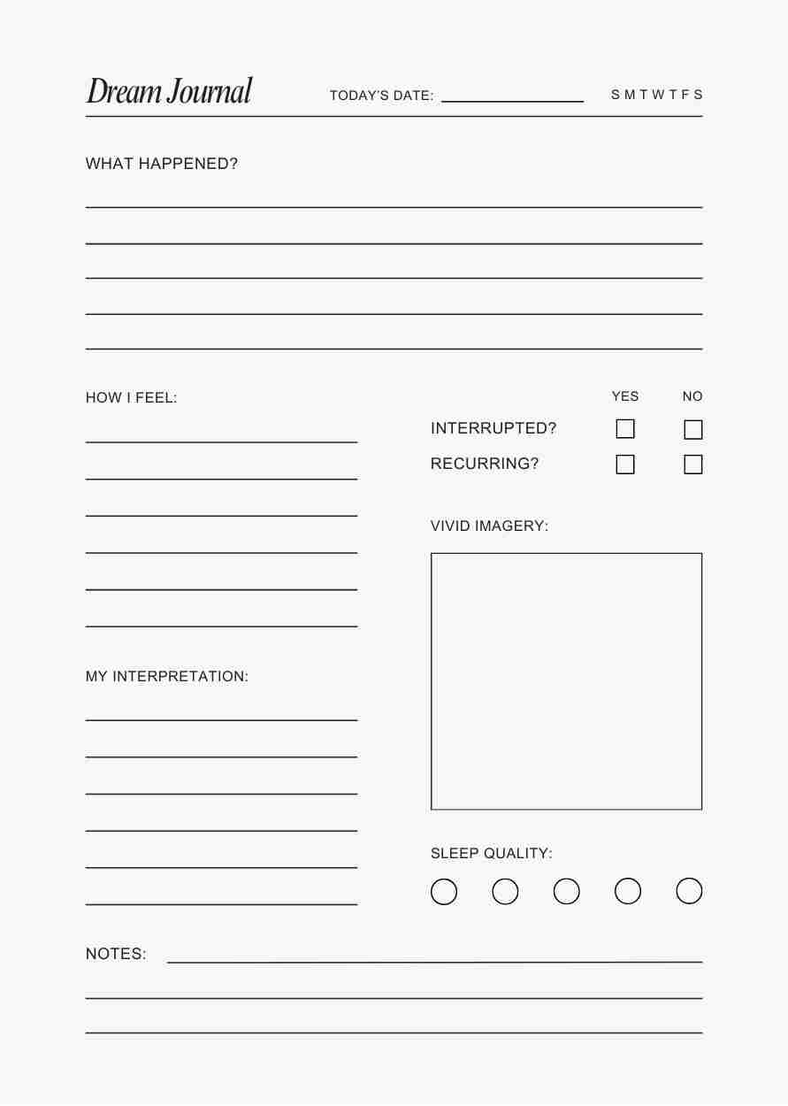 Dream On ! Dream Journal E Book (PDF)