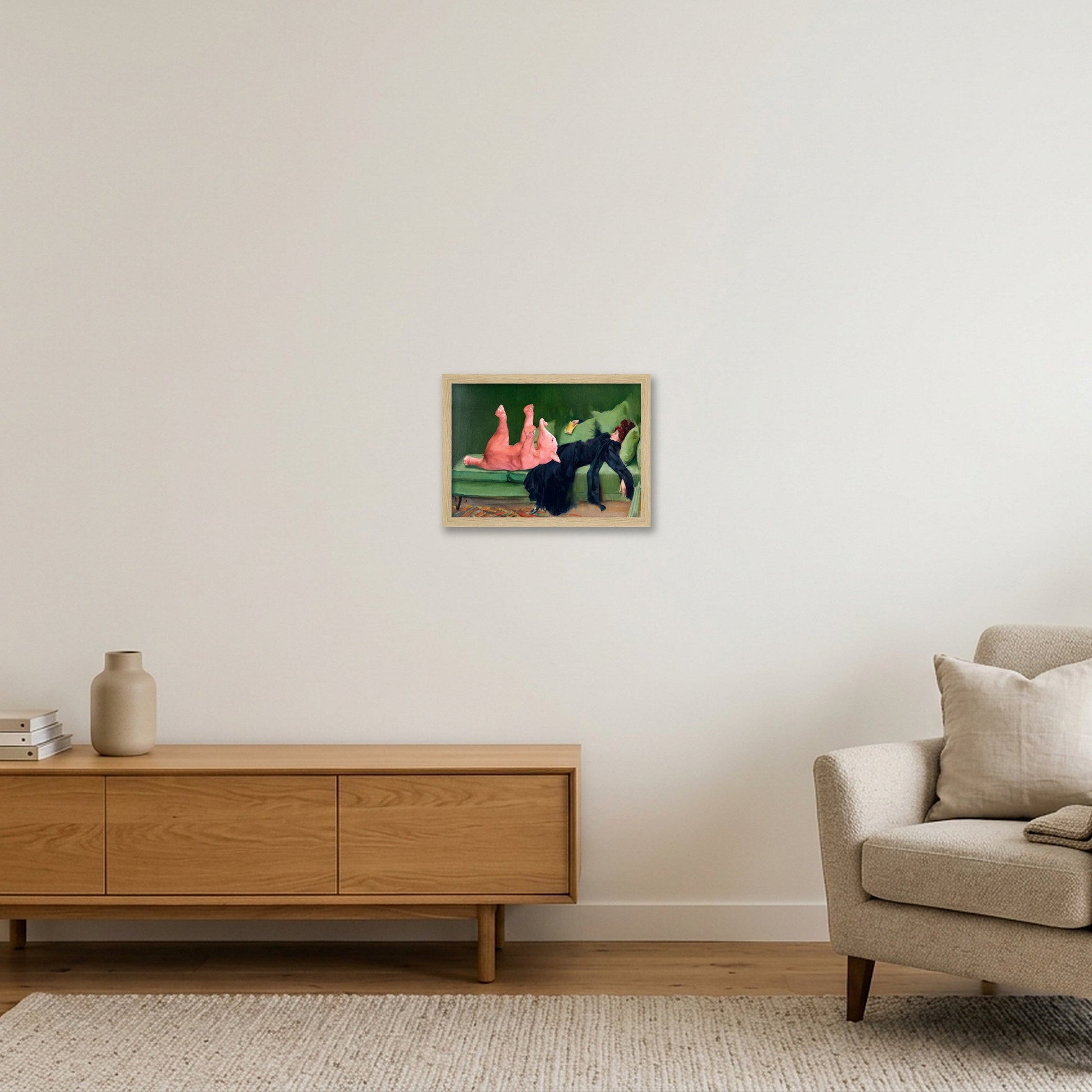 Dream On // After The Party — A4 (30×21cm, 12×8") Oak Frame