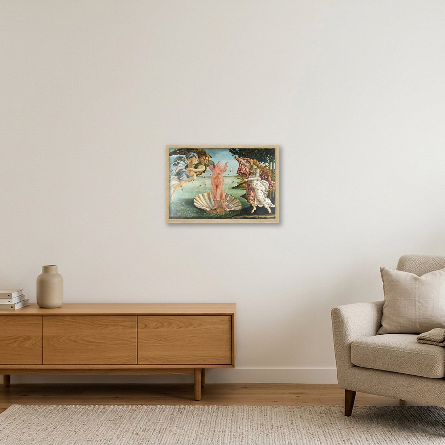 Dream On // Venus — 45×30cm, 18×12" Oak Frame