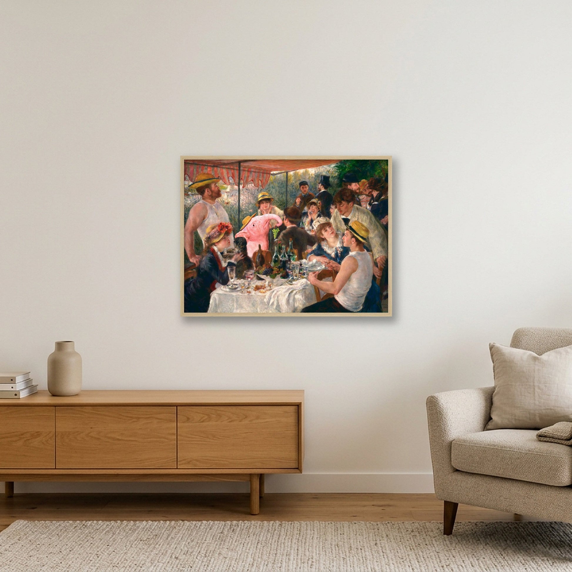 Dream On // Luncheon of the Boating Party — 80×60cm, 31×24" Oak Frame