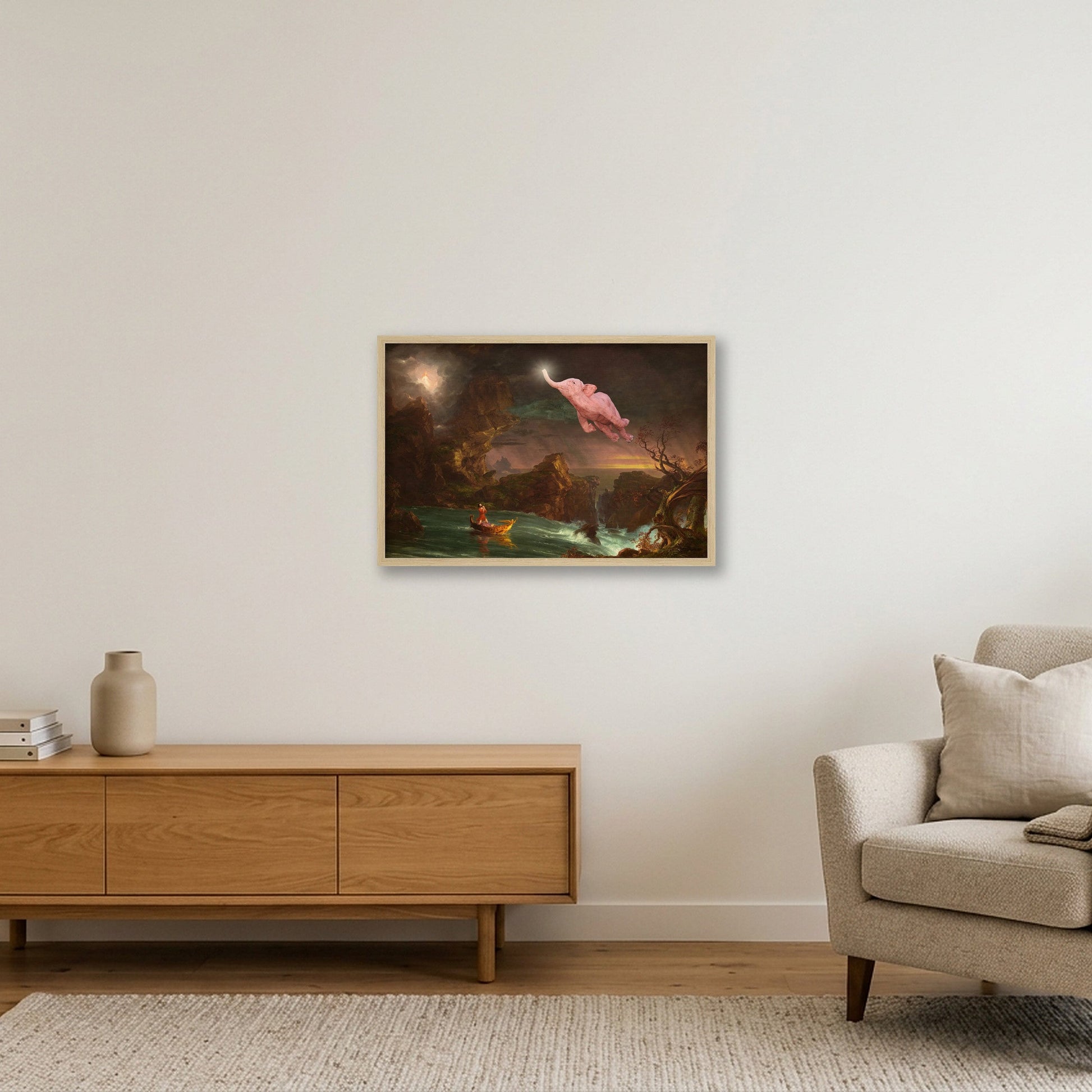 Dream On // Voyage of Life — 60×40cm, 24×16" Oak Frame