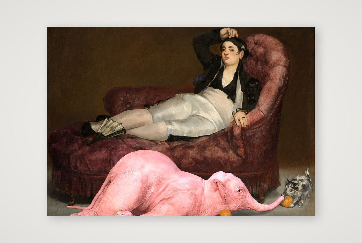 Dream On // Reclining Young Woman  — A4 (30×21cm, 12×8") Print only