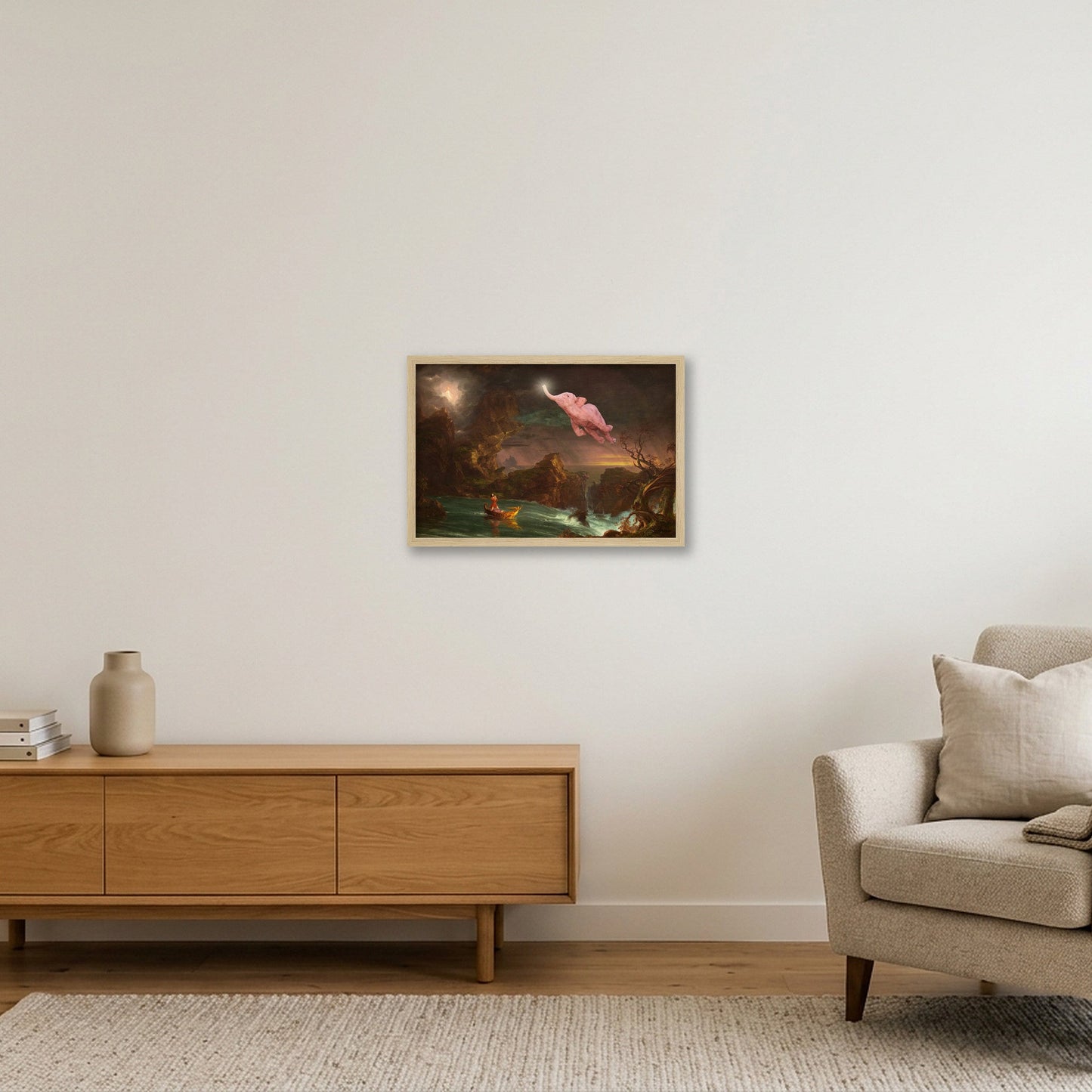 Dream On // Voyage of Life — 45×30cm, 18×12" Oak Frame