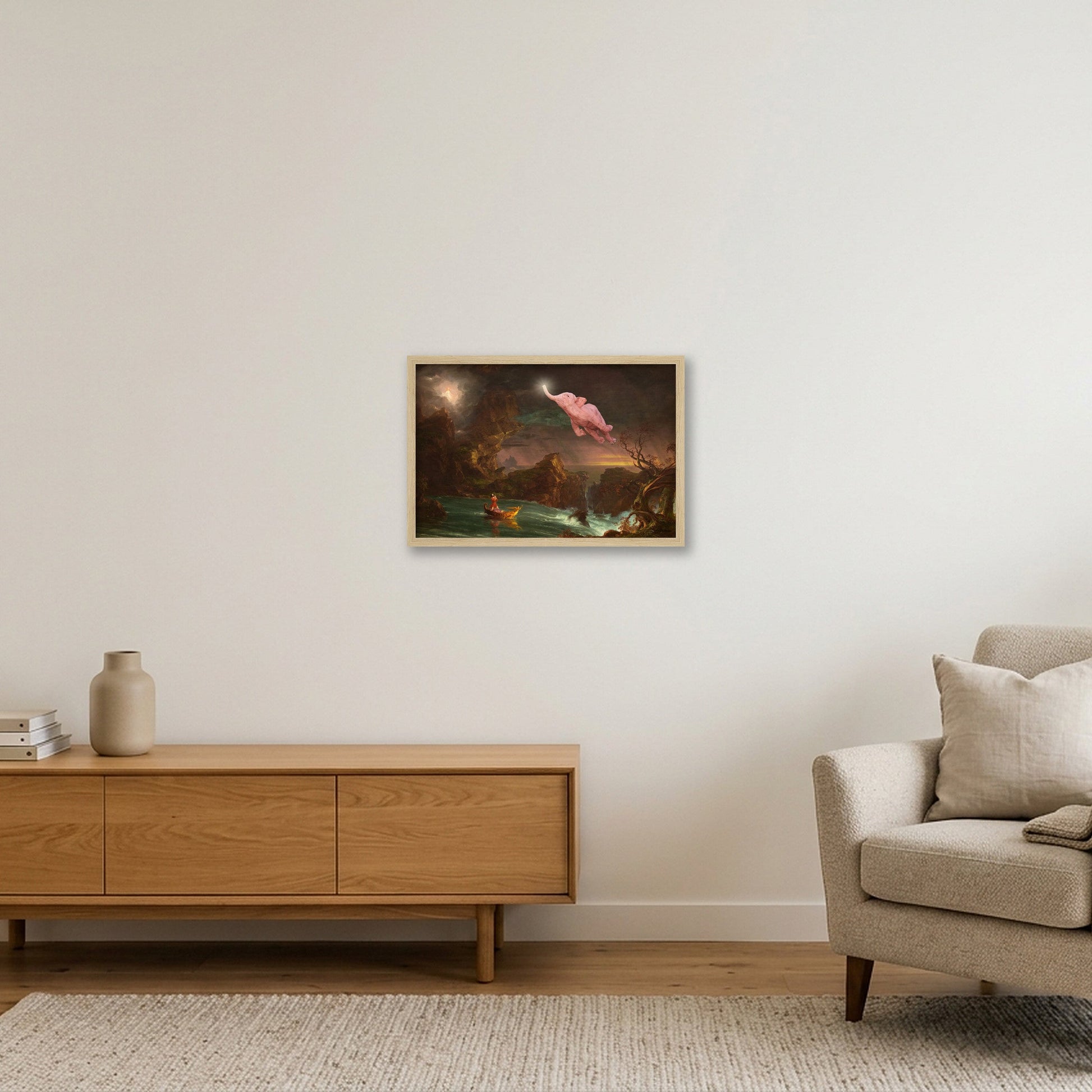 Dream On // Voyage of Life — 45×30cm, 18×12" Oak Frame
