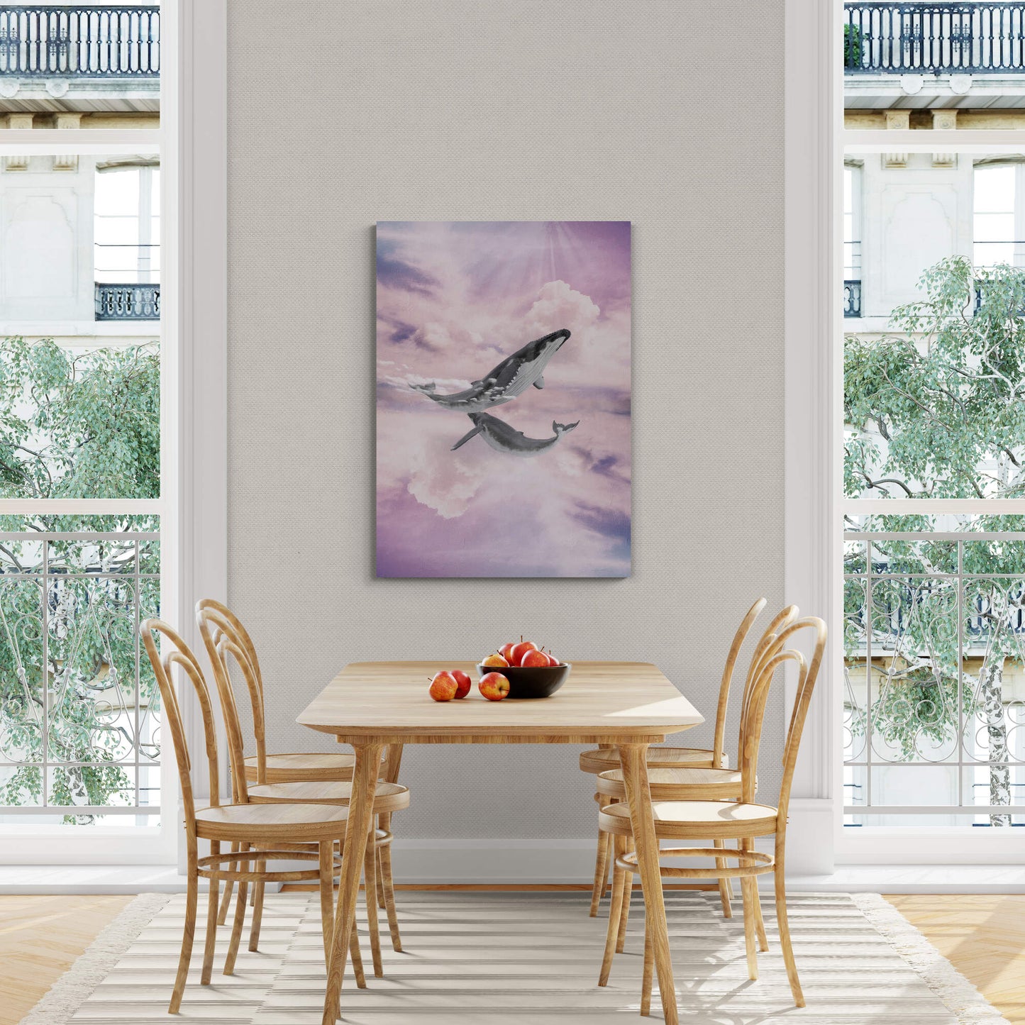 Flying Whale XL-Museum Sized Print