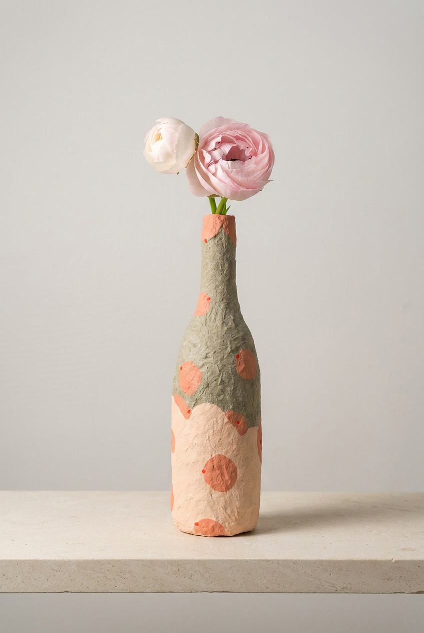 Paradise II Papermaché Vase 2026