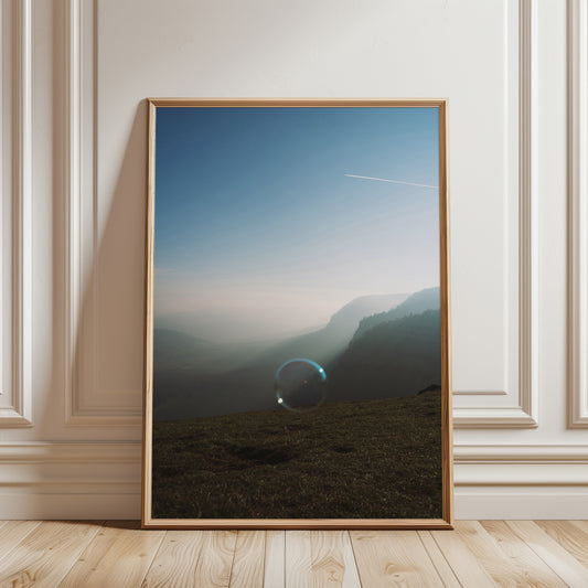Soapbubble Studies // Hohe Wand-Mono Bubble 2024 | Fine Art Photography Print