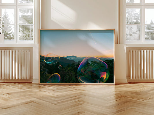 Soapbubble Studies // Hohe Wand Sunset, Austria 2022