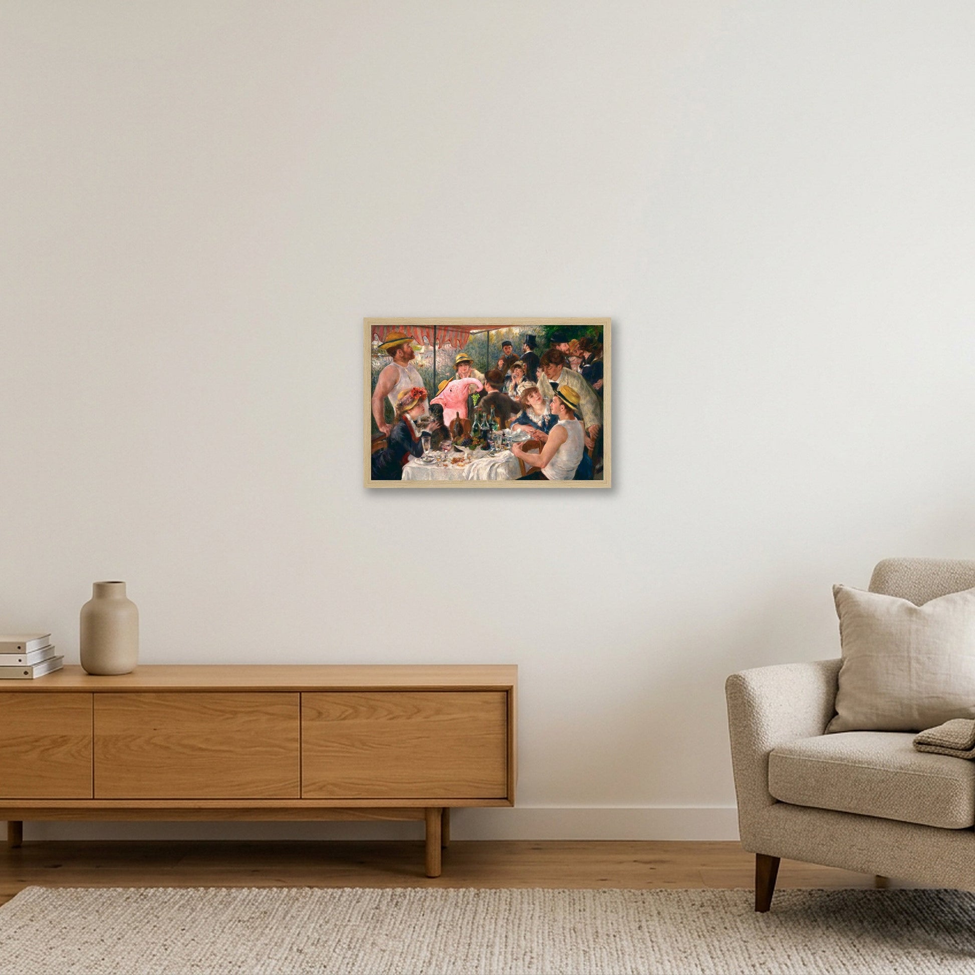 Dream On // Luncheon of the Boating Party — 45×30cm, 18×12" Oak Frame
