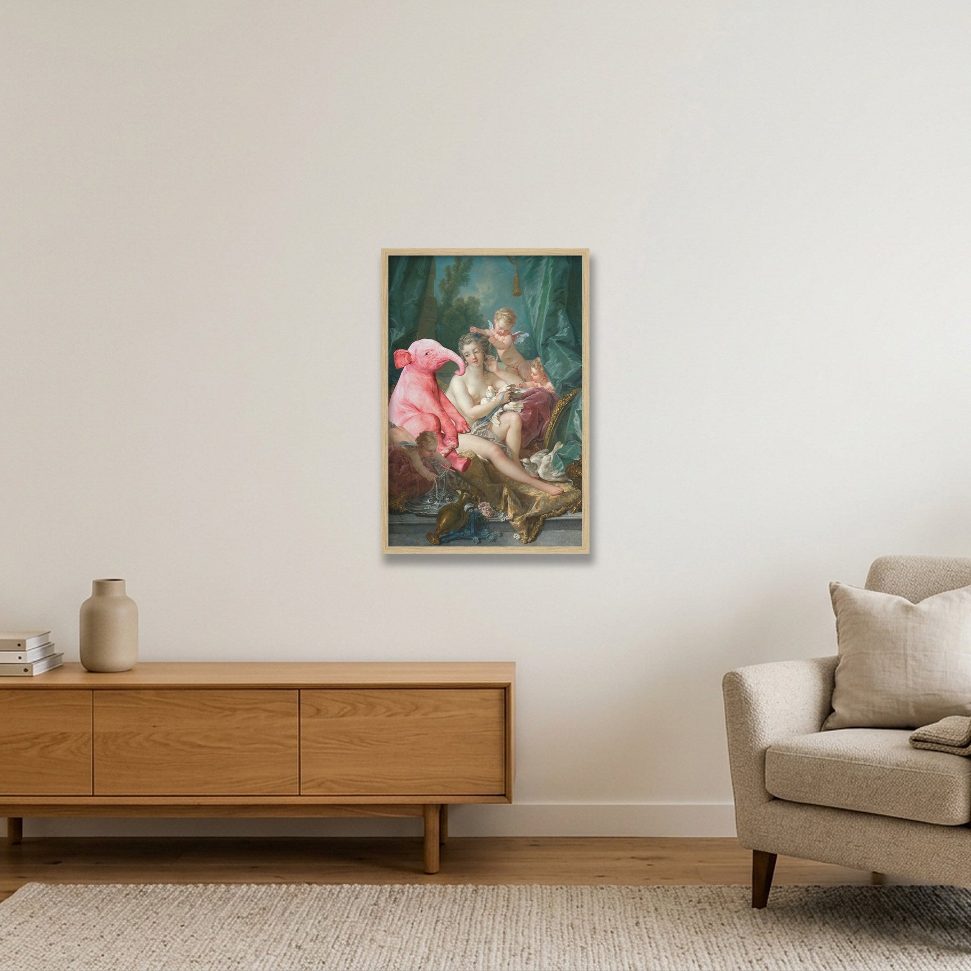Dream On // The Toilette of Venus — 40×60cm, 16×24" Oak Frame