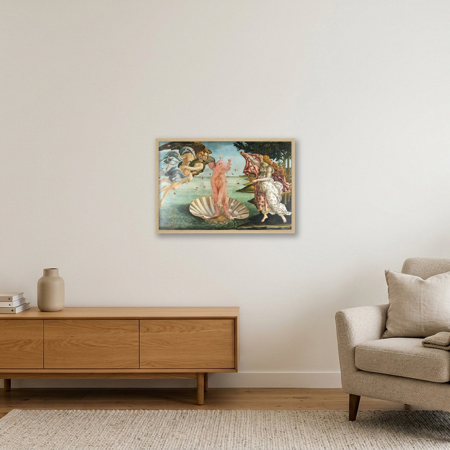 Dream On // Venus — 60×40cm, 24×16" Oak Frame