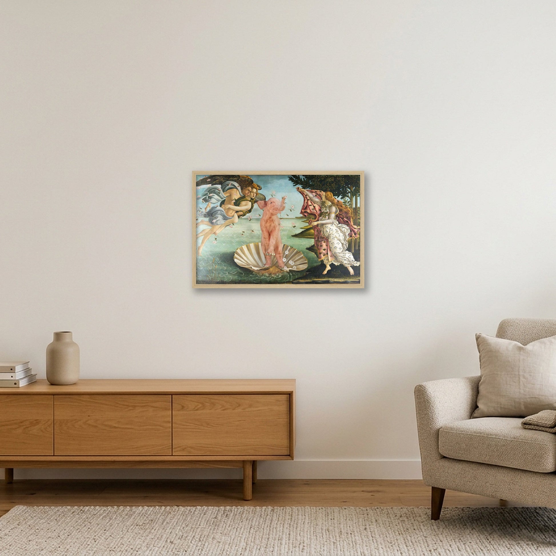 Dream On // Venus — 60×40cm, 24×16" Oak Frame