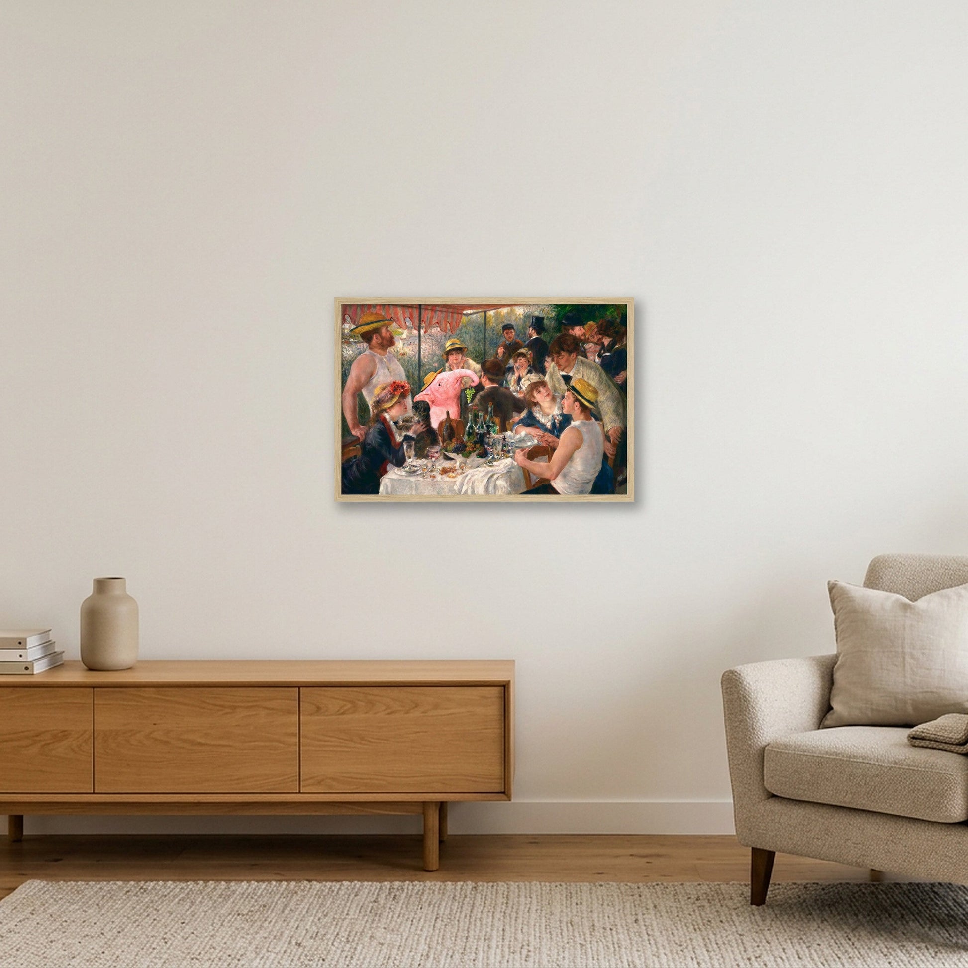 Dream On // Luncheon of the Boating Party — 60×40cm, 24×16" Oak Frame