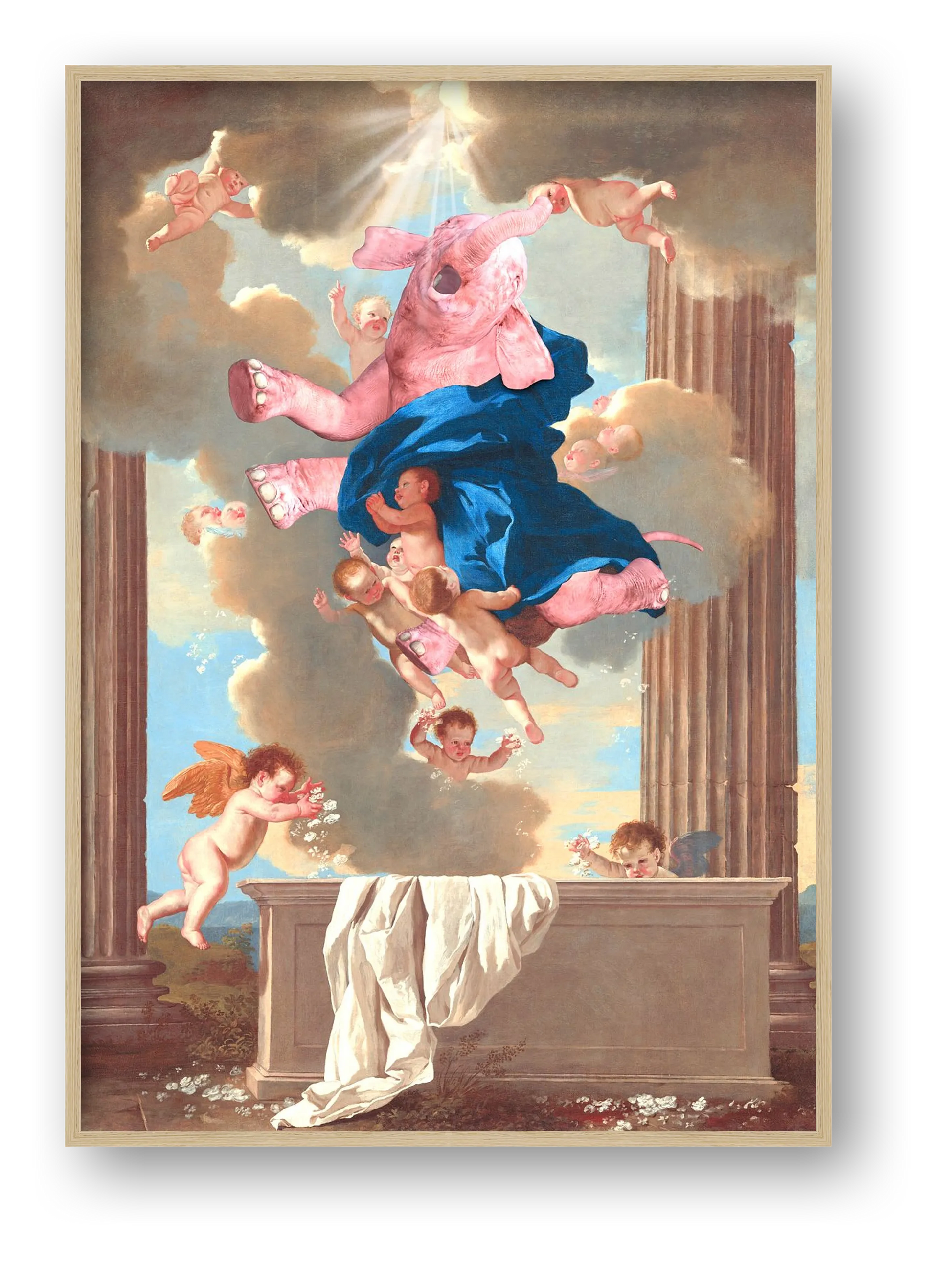 Dream On // The Assumption — framed