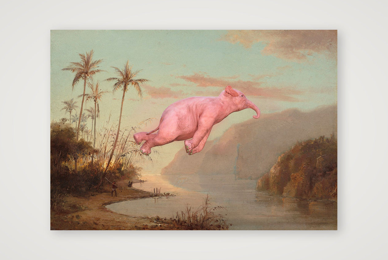 Dream On // Unknown Flying Object over a Creek in St.Thomas — 100×70cm, 39×28" Print only