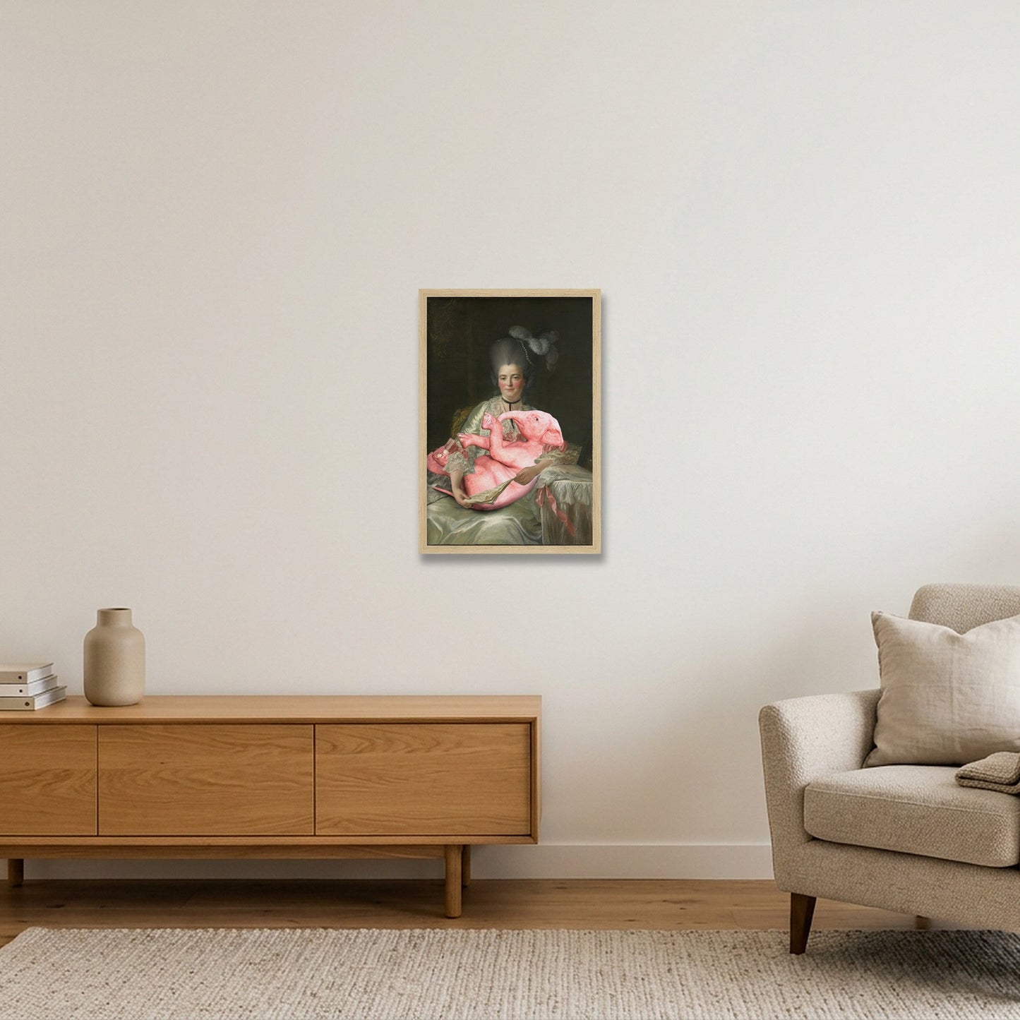 Dream On // Marie — 30×45cm, 12×18" Oak Frame