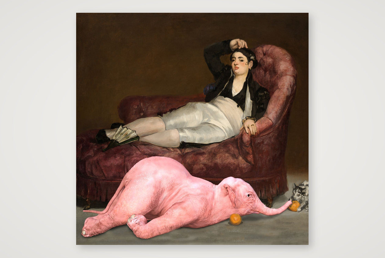 Dream On // Reclining Young Woman  — 40×40cm, 16×16" Print only
