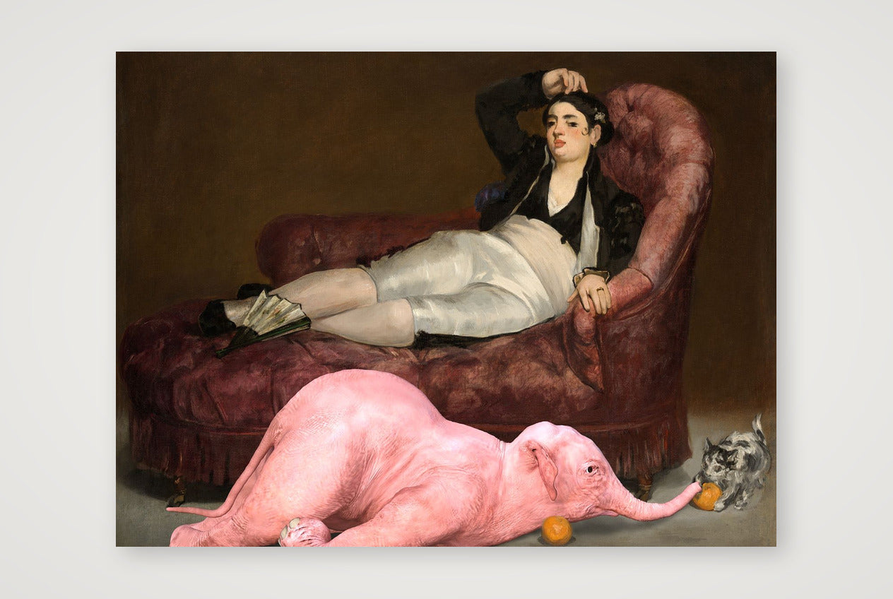 Dream On // Reclining Young Woman  — 80×60cm, 31×24" Print only