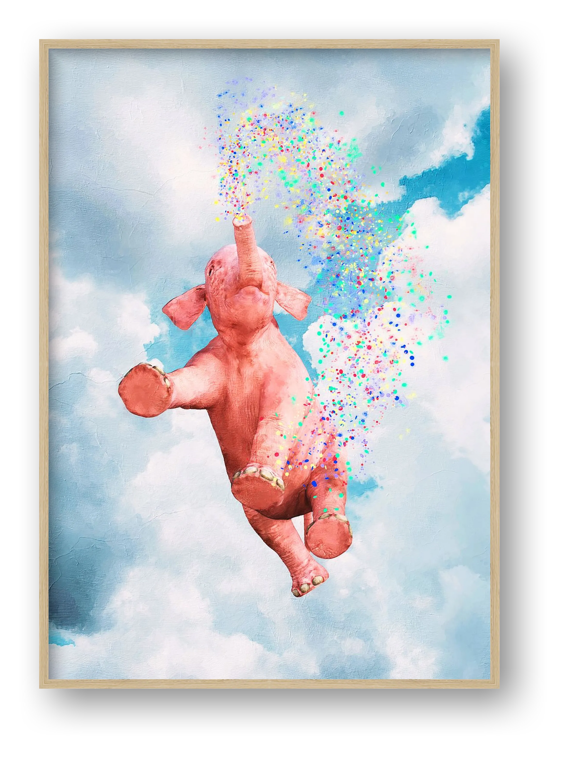 Dream On // Confetti — framed