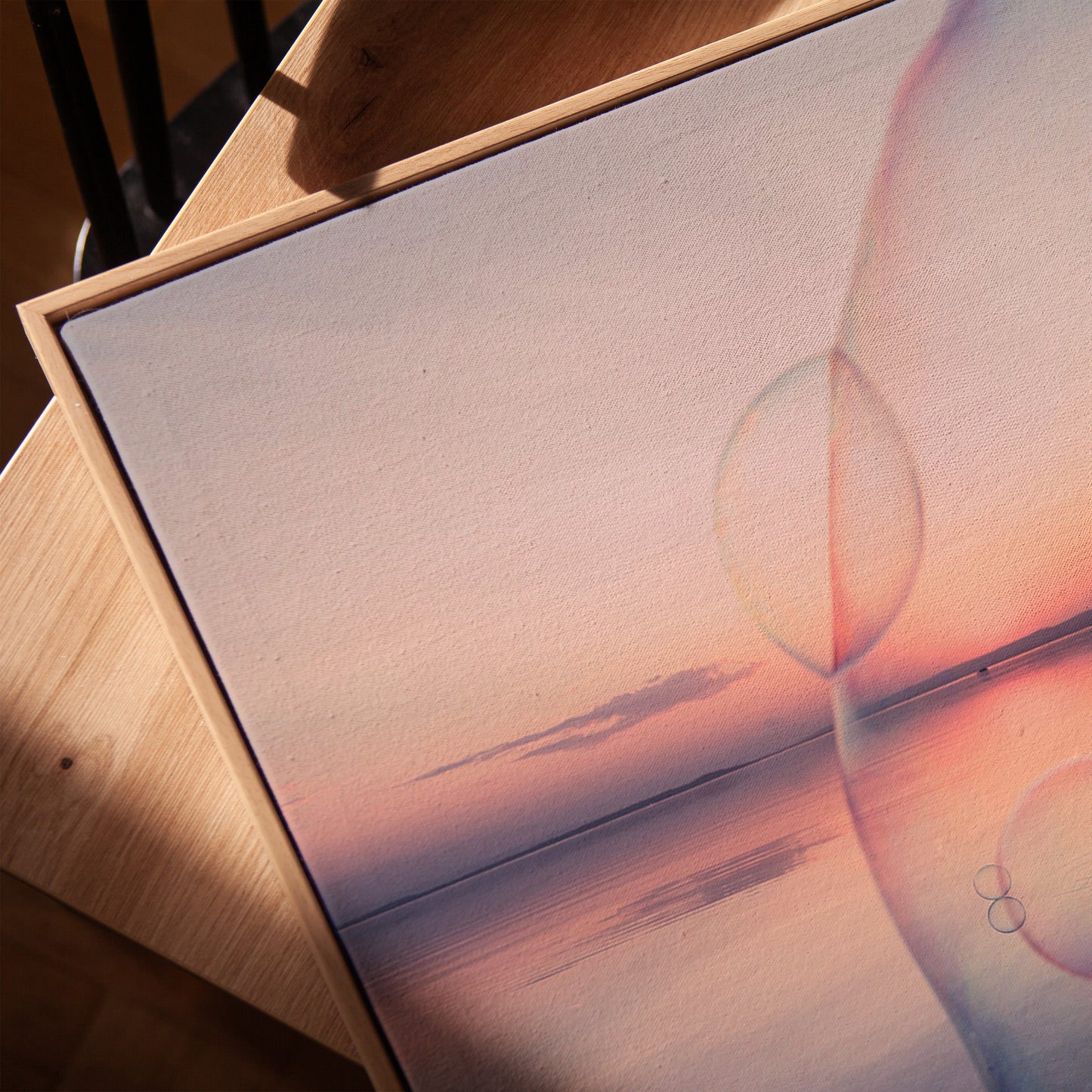 Soapbubble Studies // Neusiedl Sunset II- Tray Framed Canvas