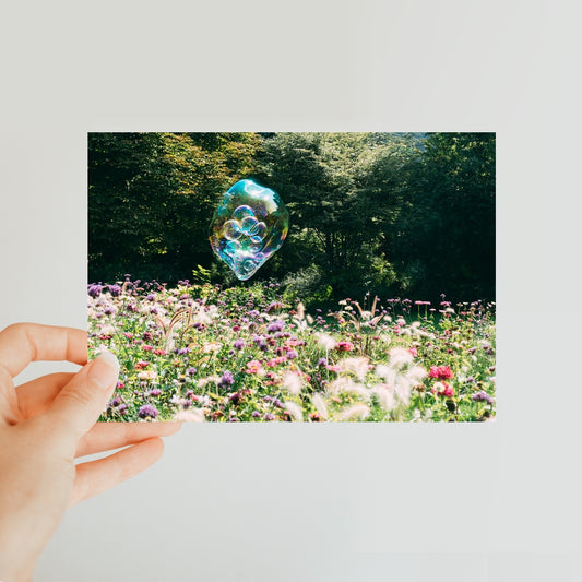 Soapbubble Studies // Monets Garden Postcard